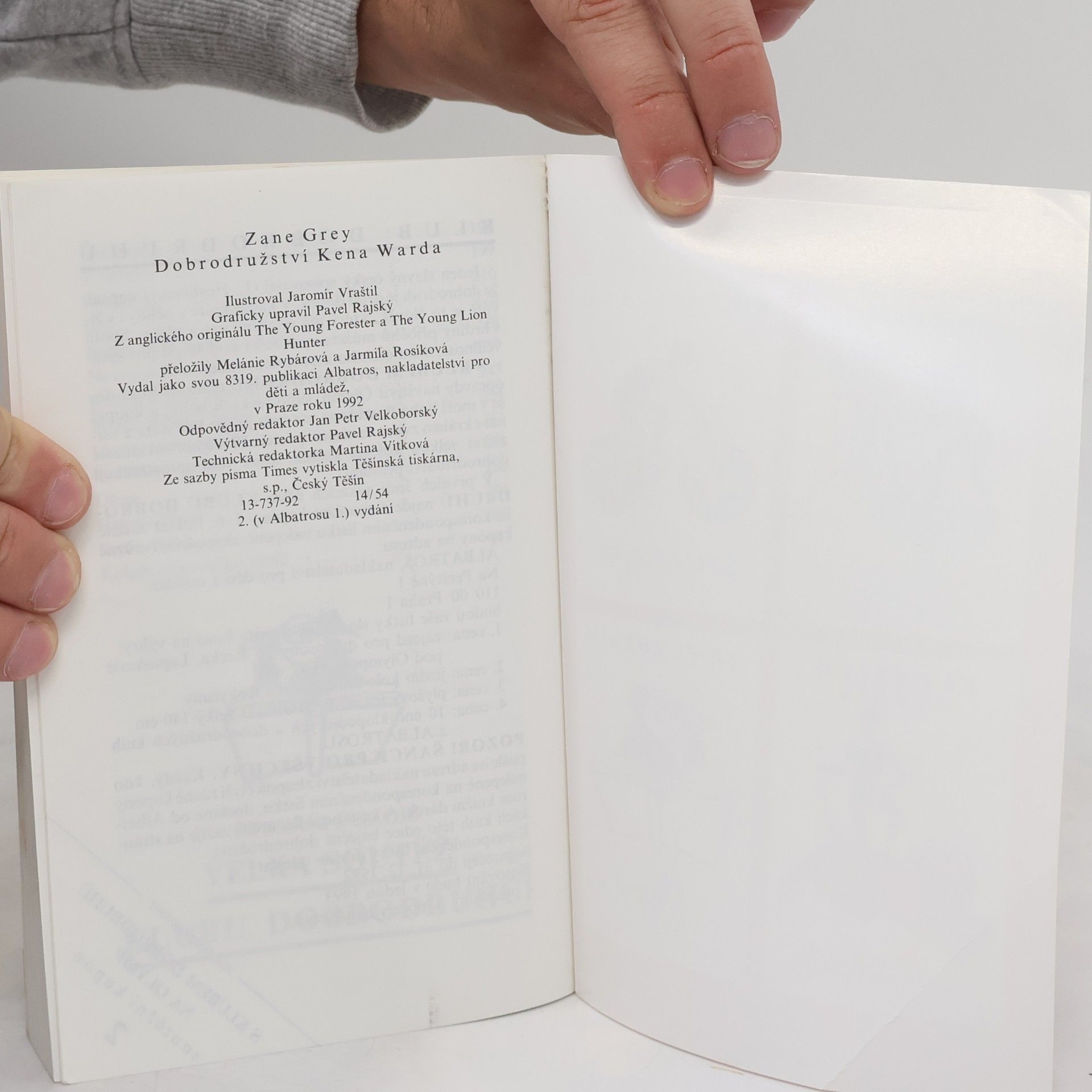 Zane Grey Dobrodružství Kena Warda