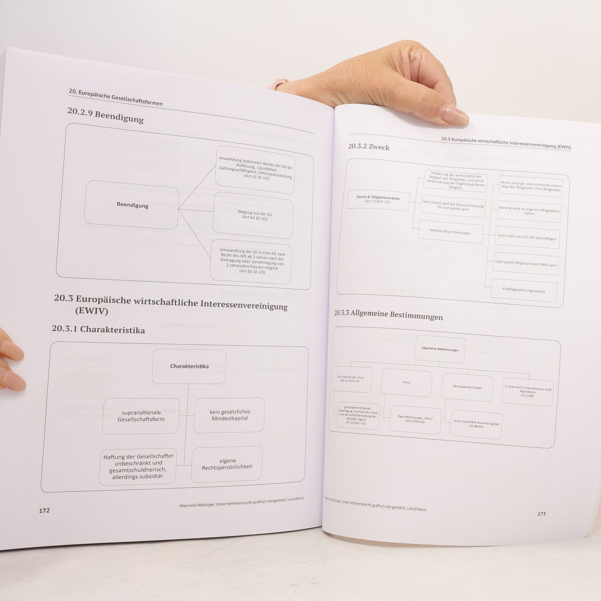 Arthur Weilinger Unternehmensrecht grafisch dargestellt
