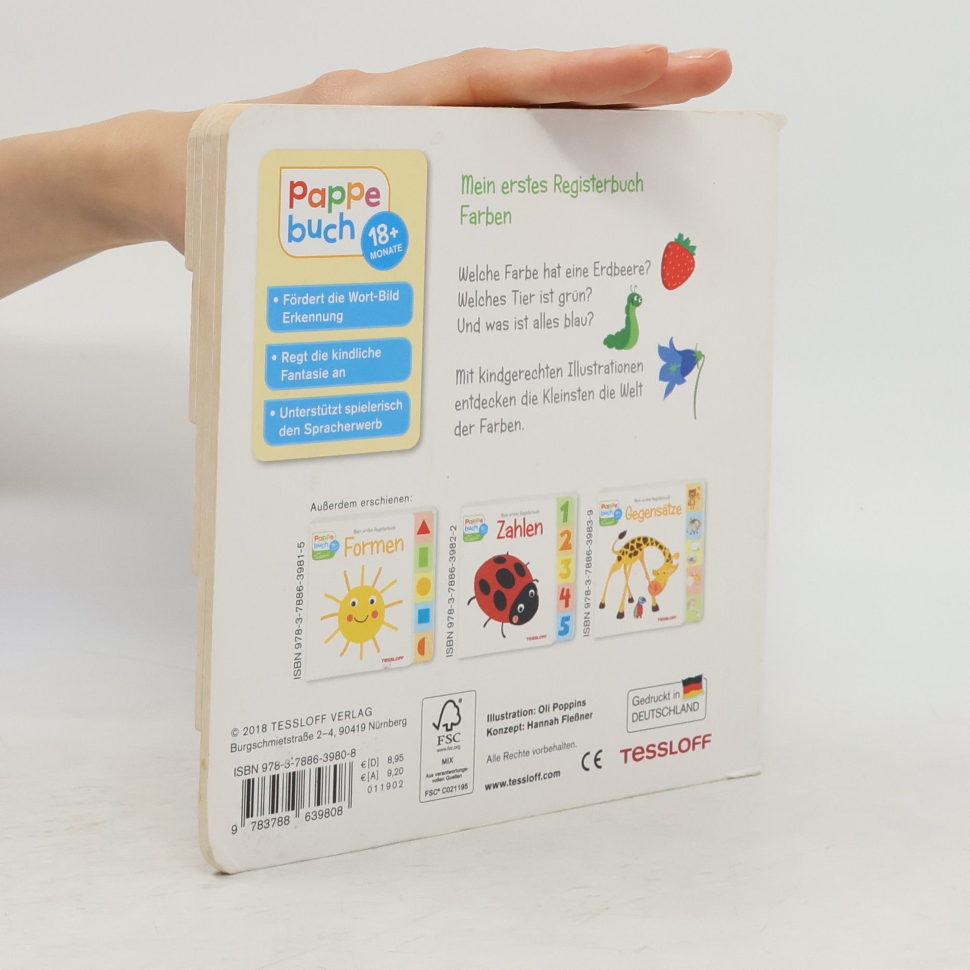 Oli Poppins Mein erstes Registerbuch Farben