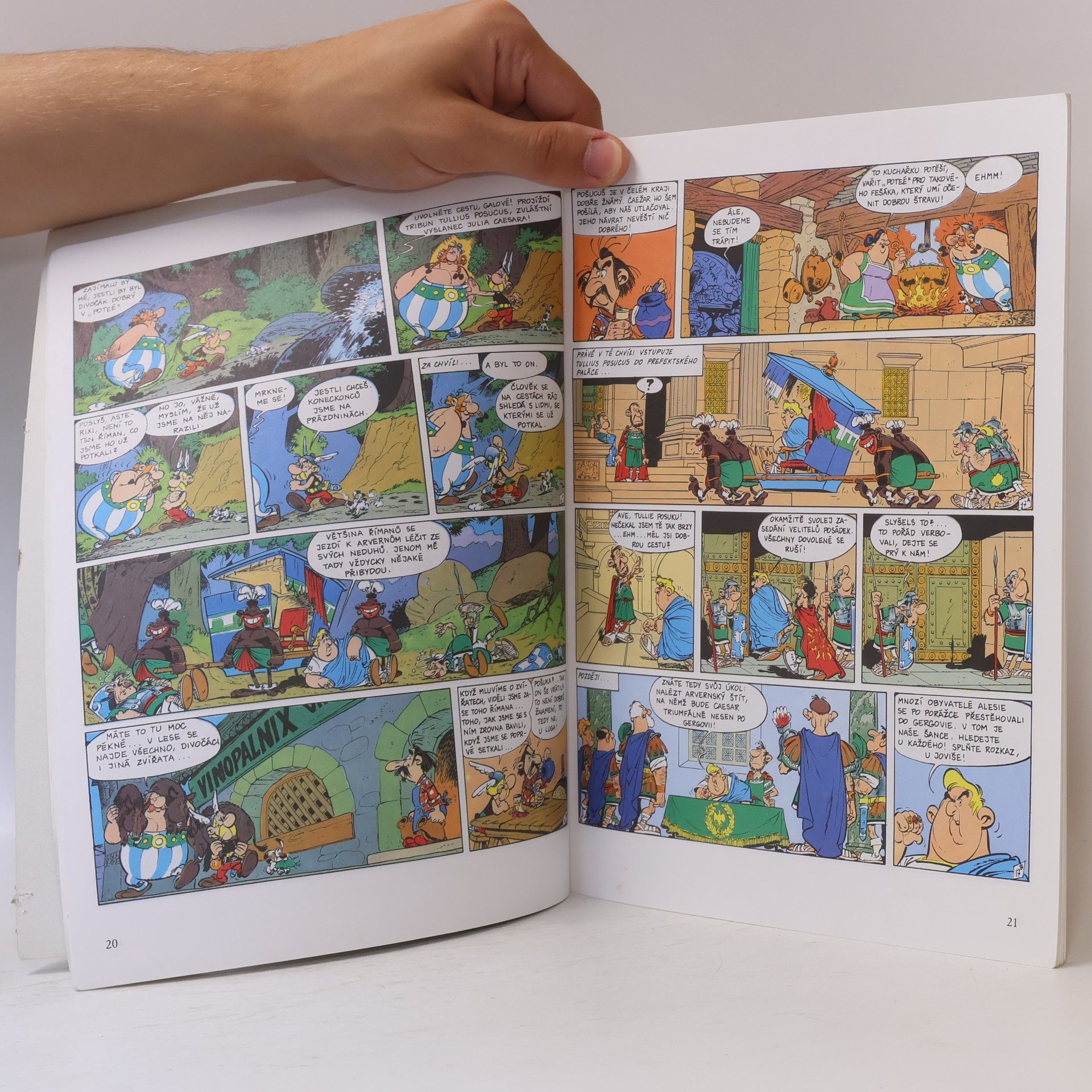 René Goscinny Asterix. Díl XIV. Asterix a slavný štít
