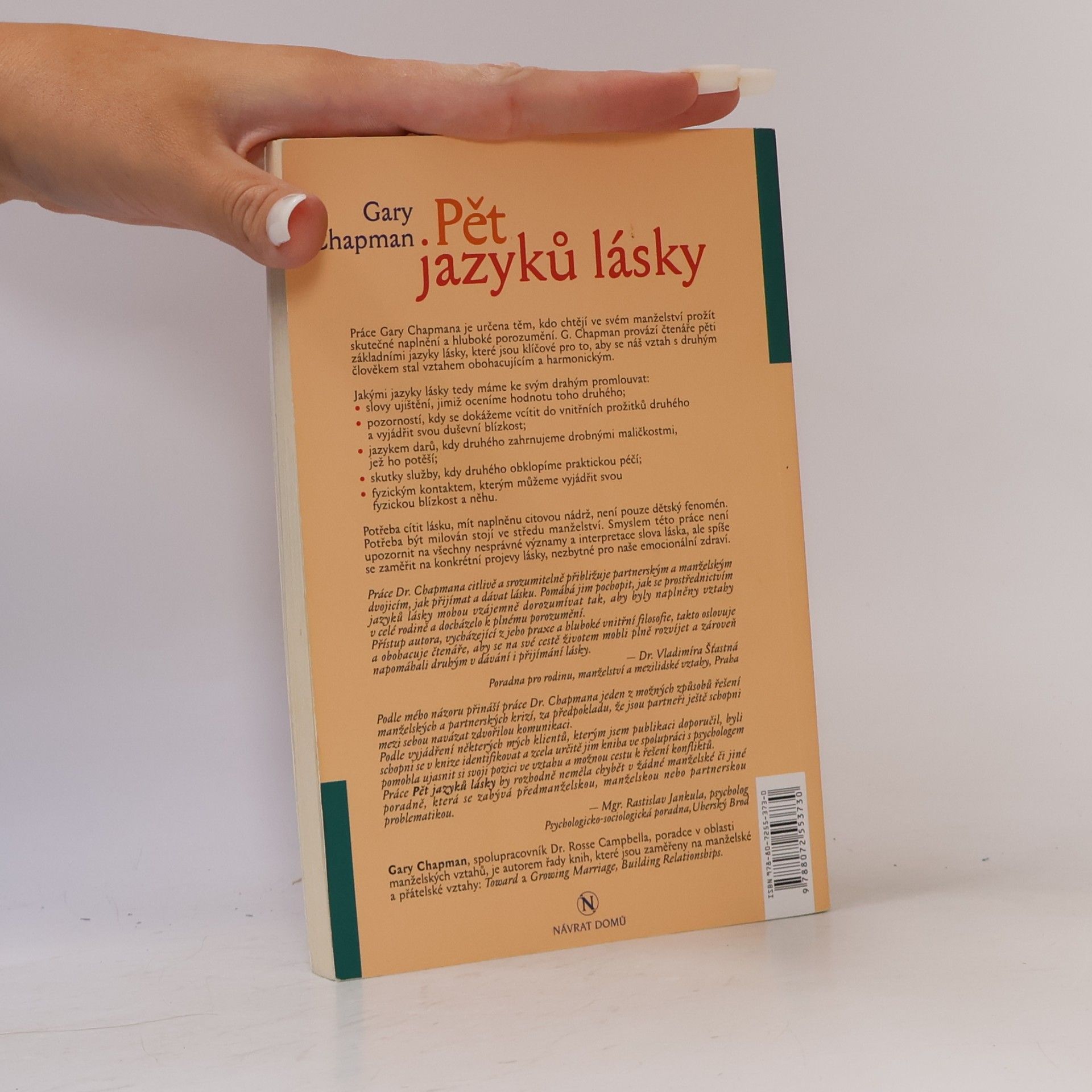 Gary Chapman Pět jazyků lásky
