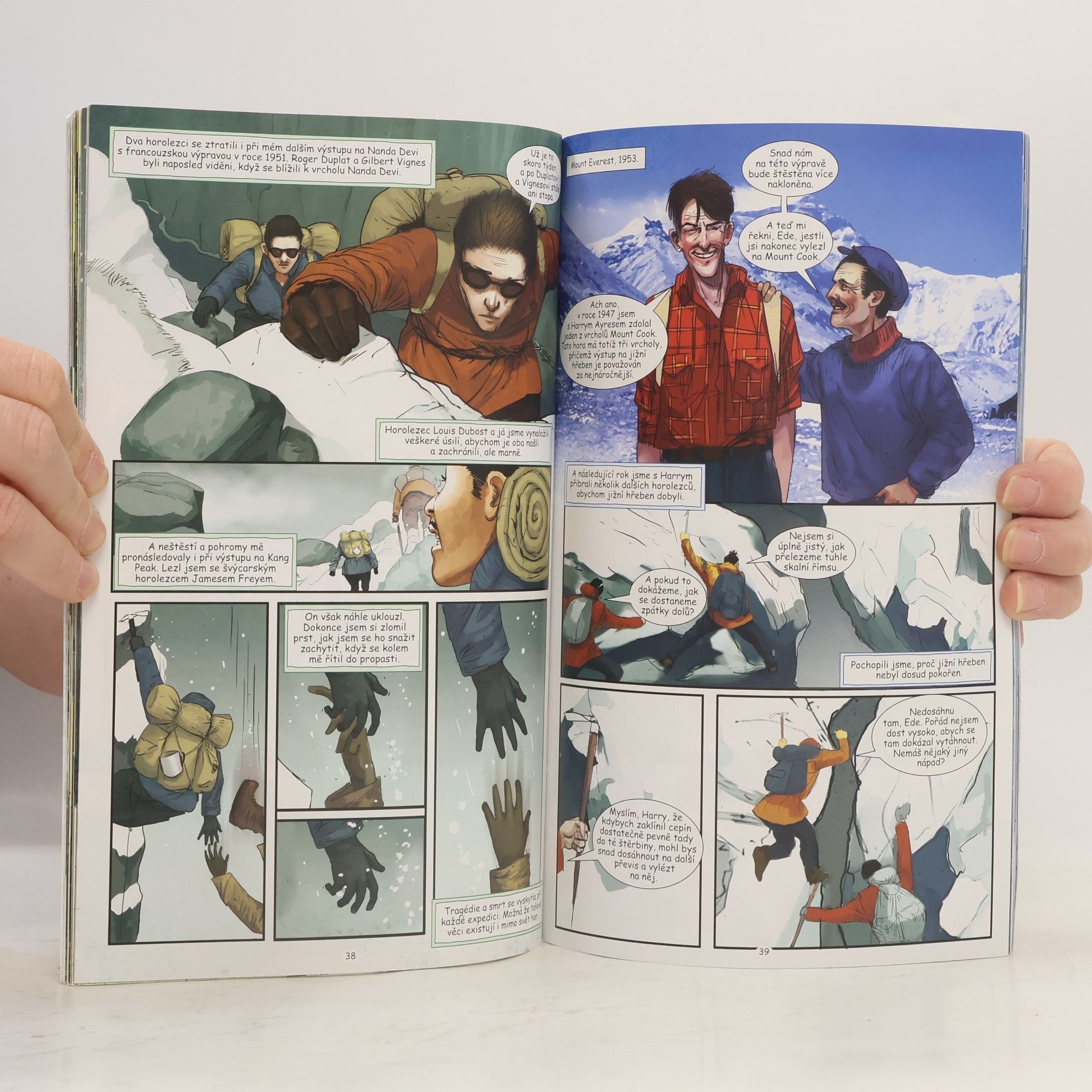 Lewis Helfand Dobytí Everestu (komiks)