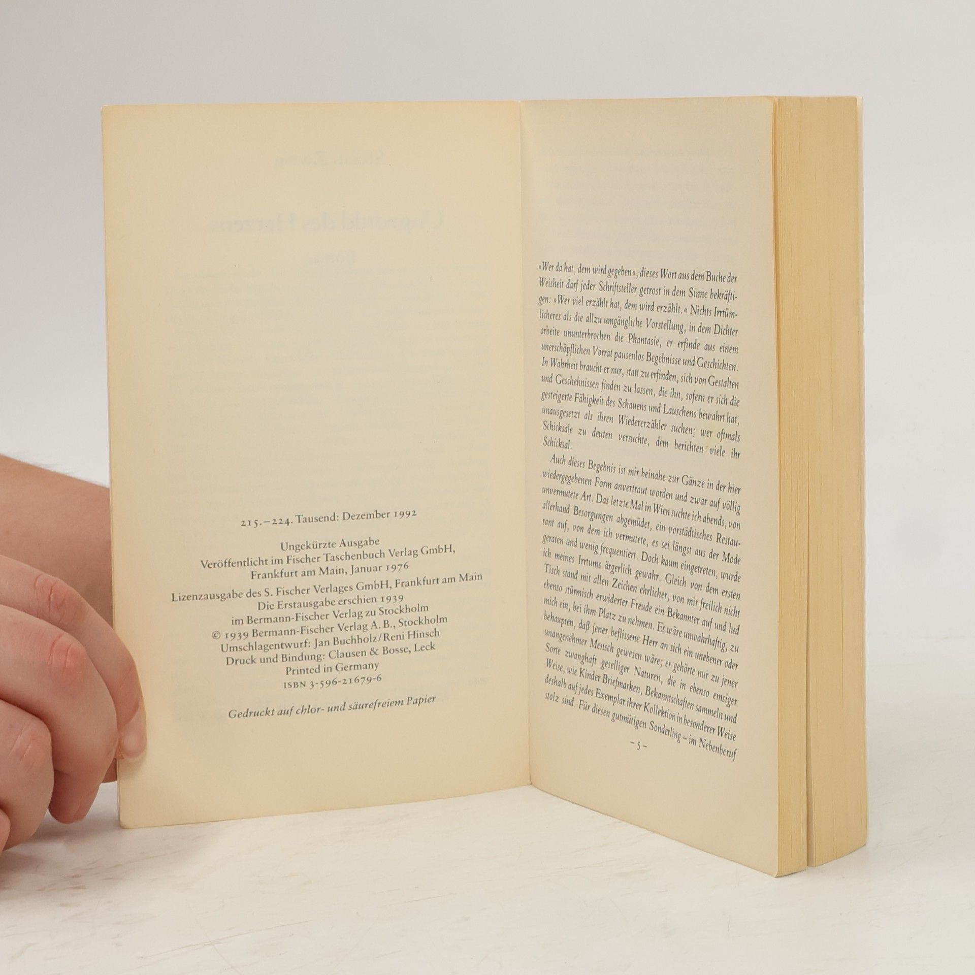 Stefan Zweig Ungeduld des Herzens