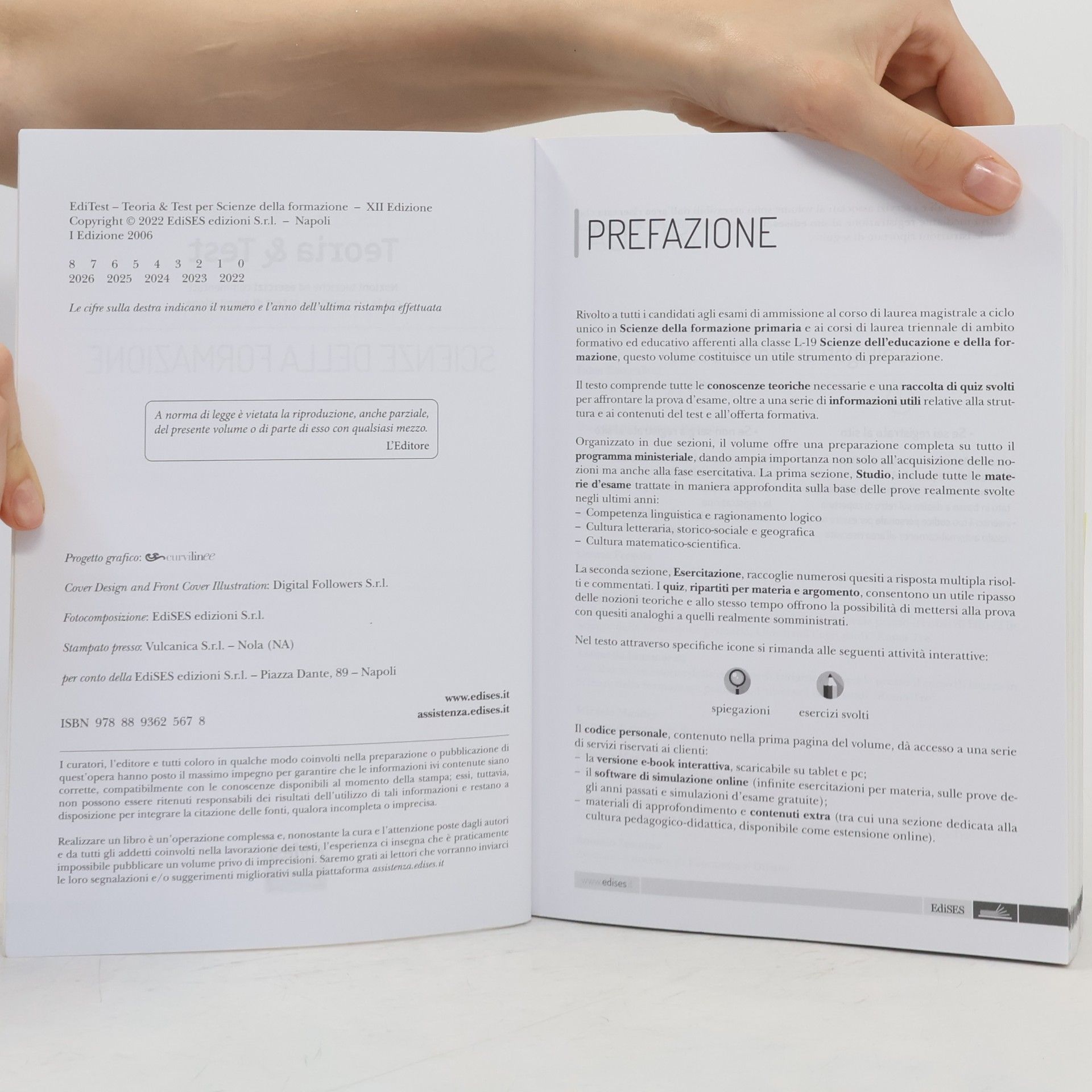 AA.VV. Scienze della Formazione: Scienze della formazione primaria Scienze dell’educazione Scienze dell’infanzia Educatore sociale Formatore aziendale (Ammissioni)