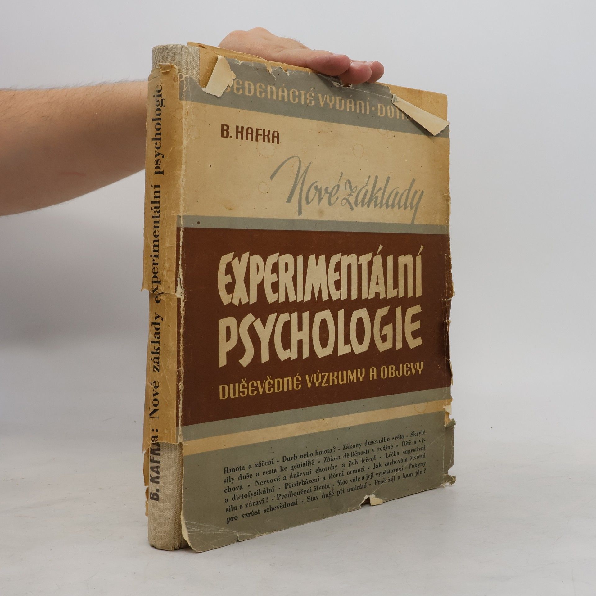 Břetislav Kafka Nové základy experimentální psychologie