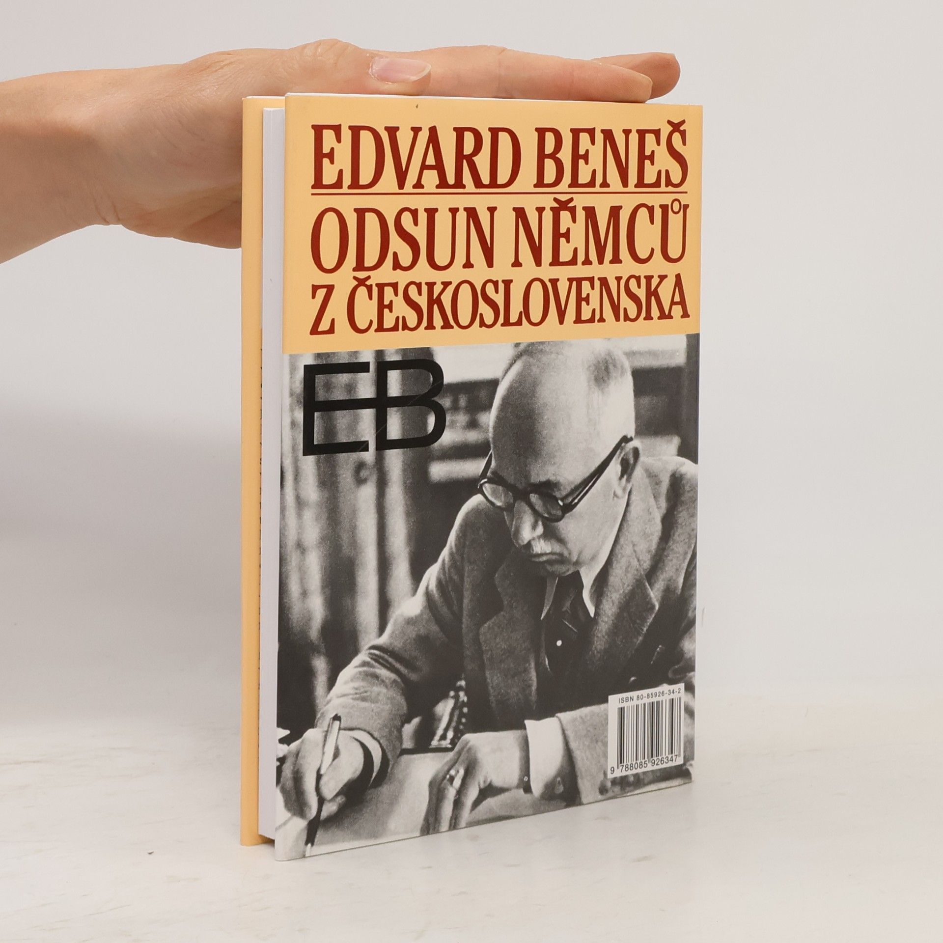 Edvard Beneš Odsun Němců z Československa. Výbor z Pamětí, projevů a dokumentů 1940-1947