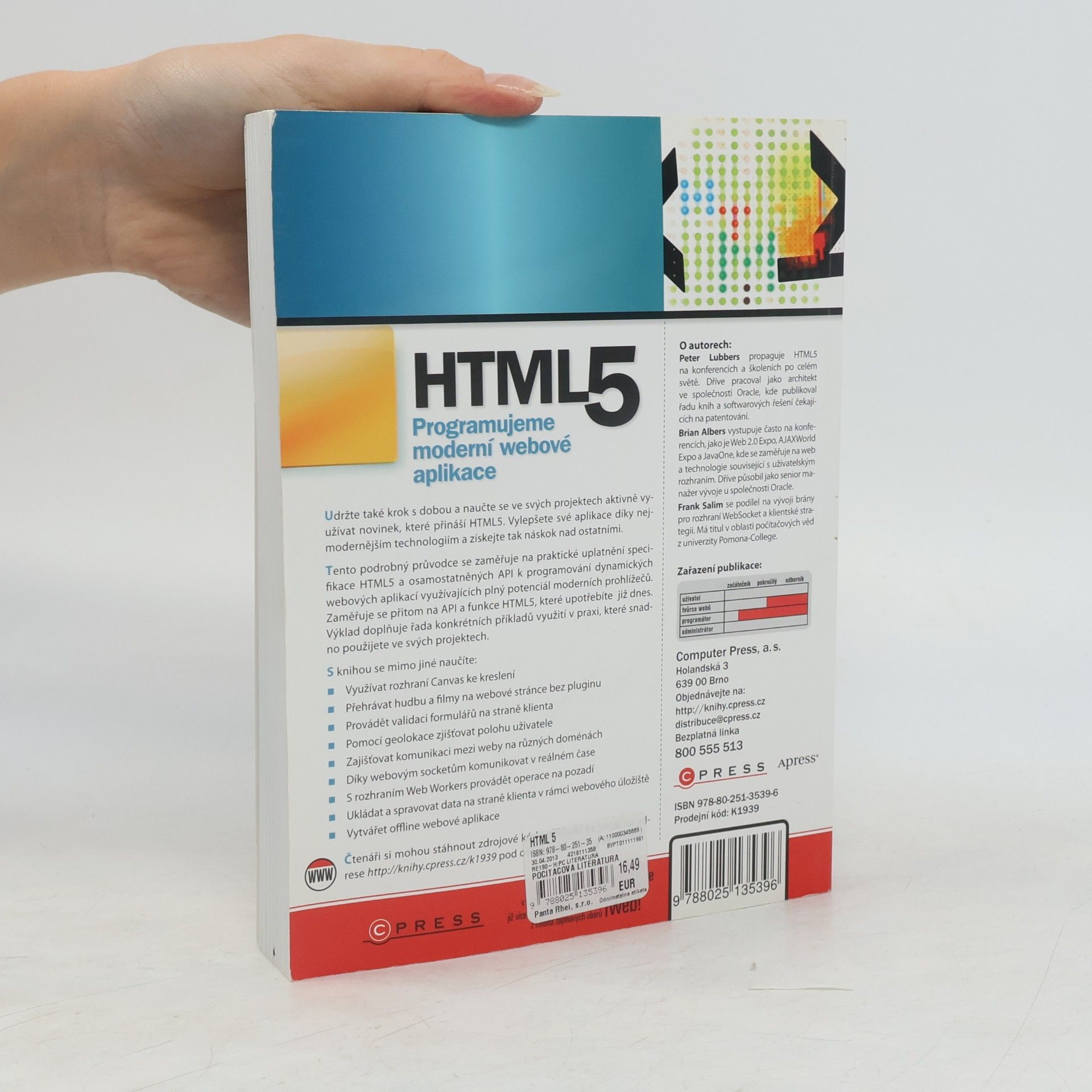 Peter Lubbers HTML5 - Programujeme moderní webové aplikace