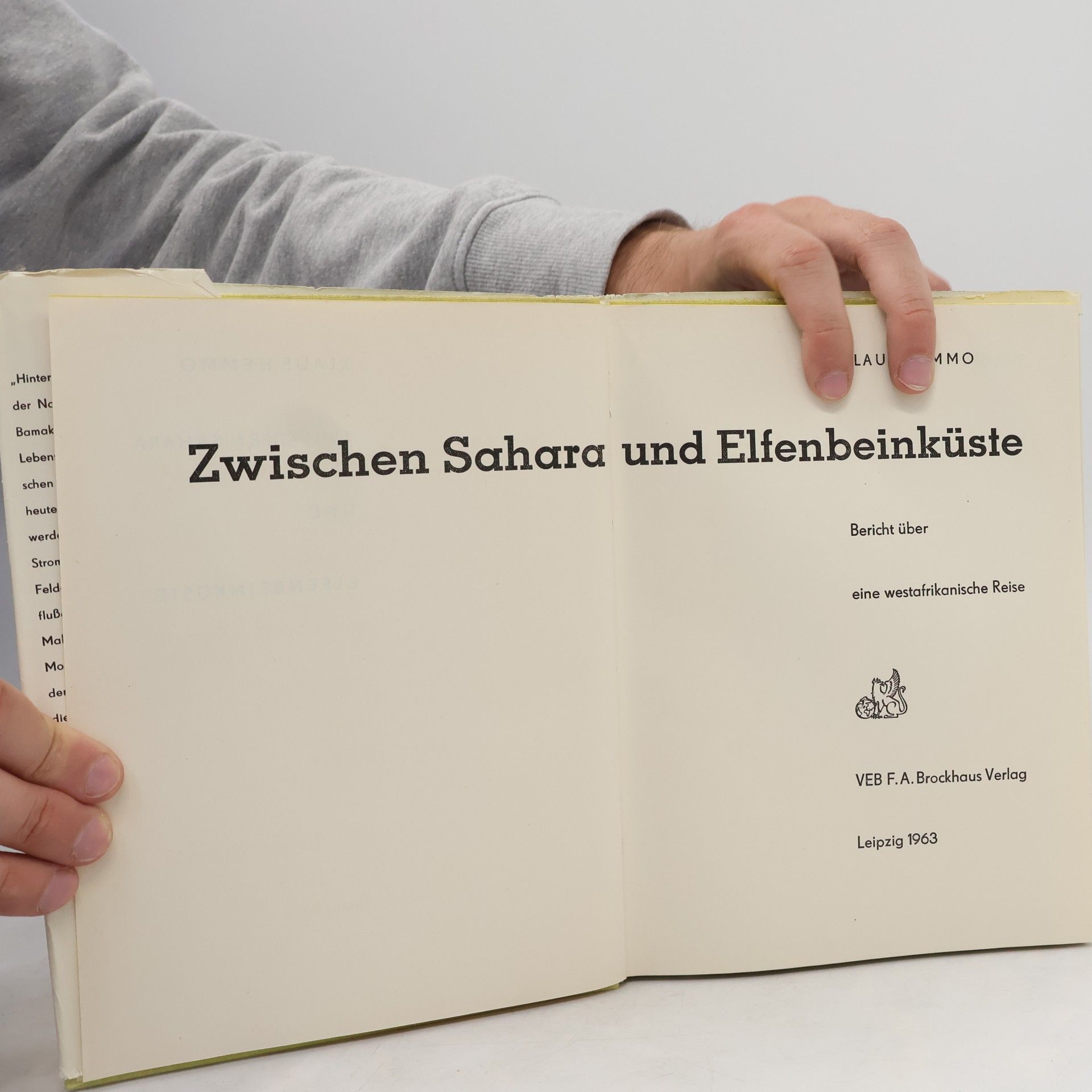 Klaus Hemmo Zwischen Sahara und Elfenbeinküste