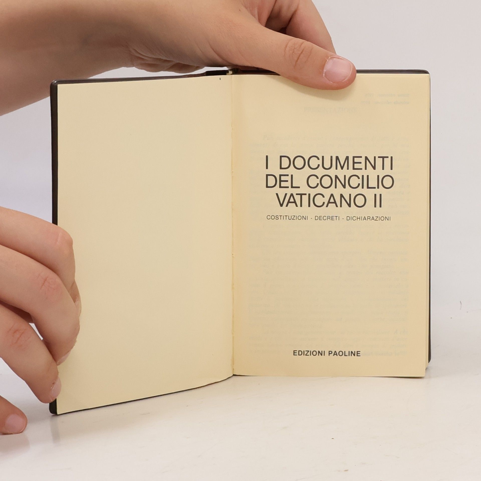 Autores varios I documenti del concilio Vaticano II