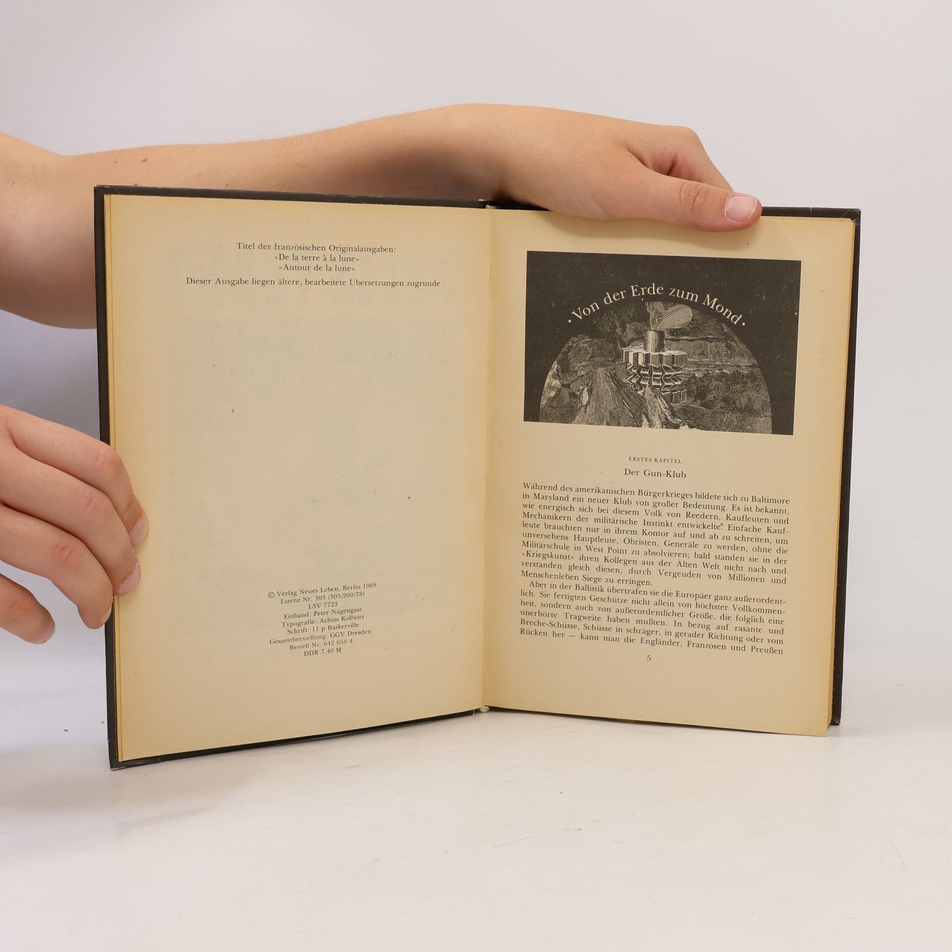 Jules Verne Von der Erde zum Mond Reise um den Mond