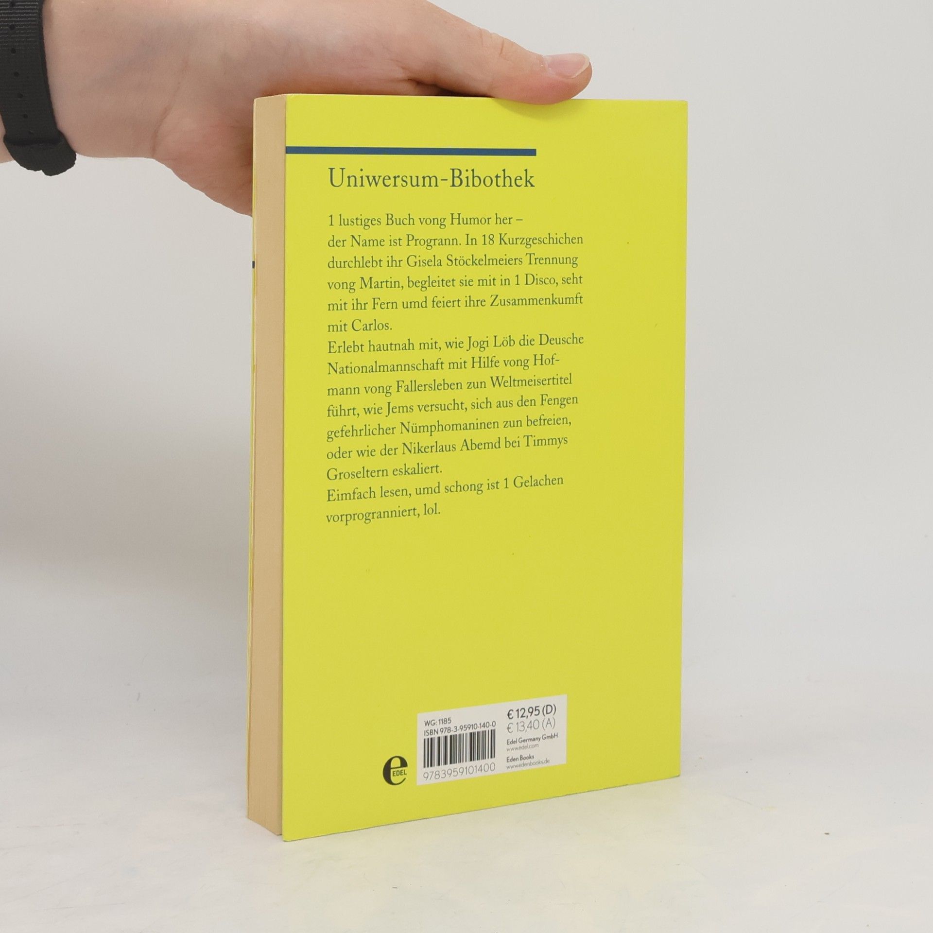 Willy Nachdenklich 1 gutes Buch vong Humor her