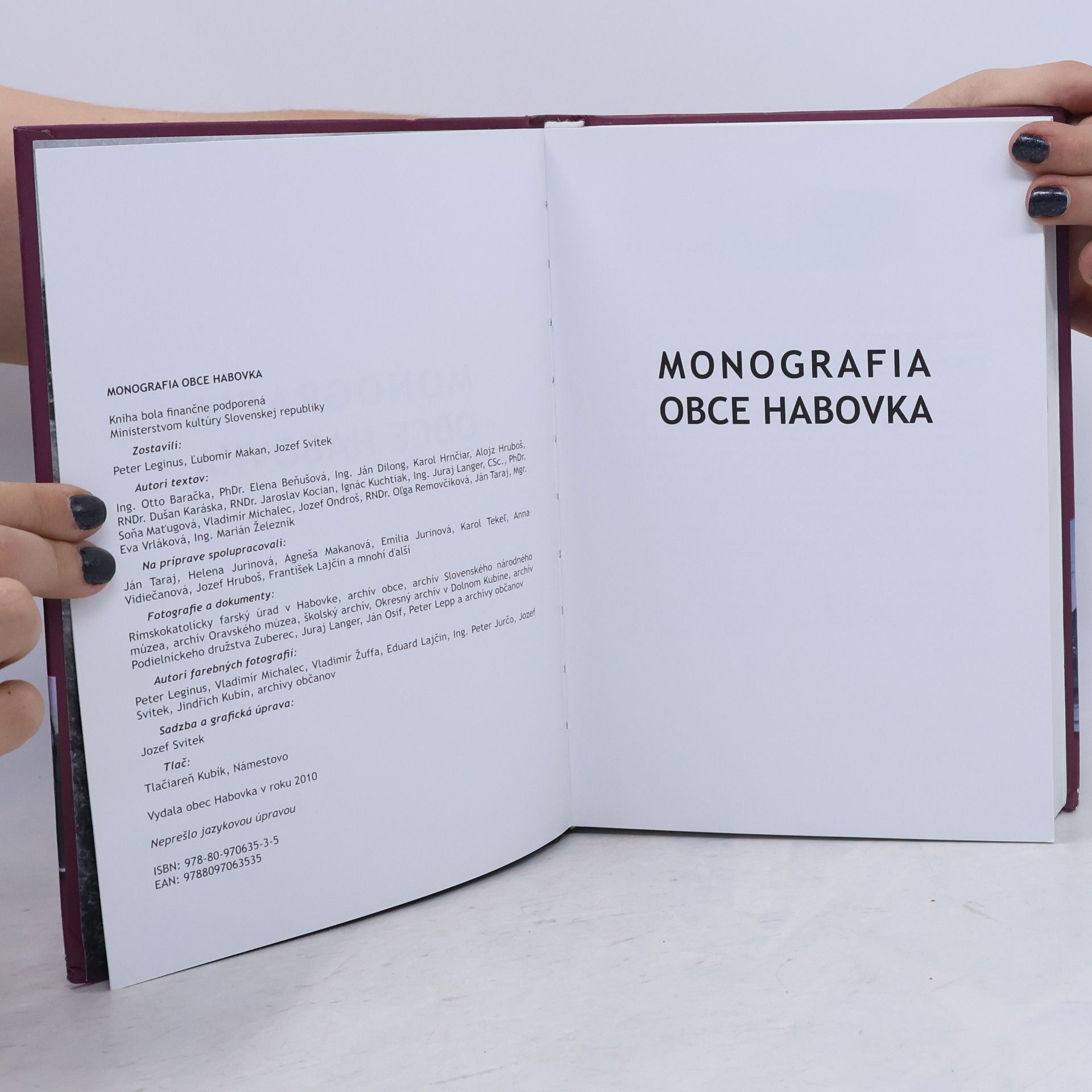 Peter Leginus Monografia obce Habovka