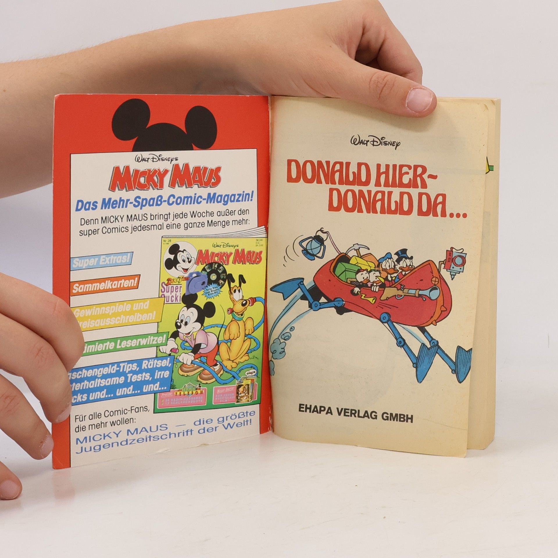 Walt Disney Lustiges Taschenbuch 38. Donald Hier-Donald da...
