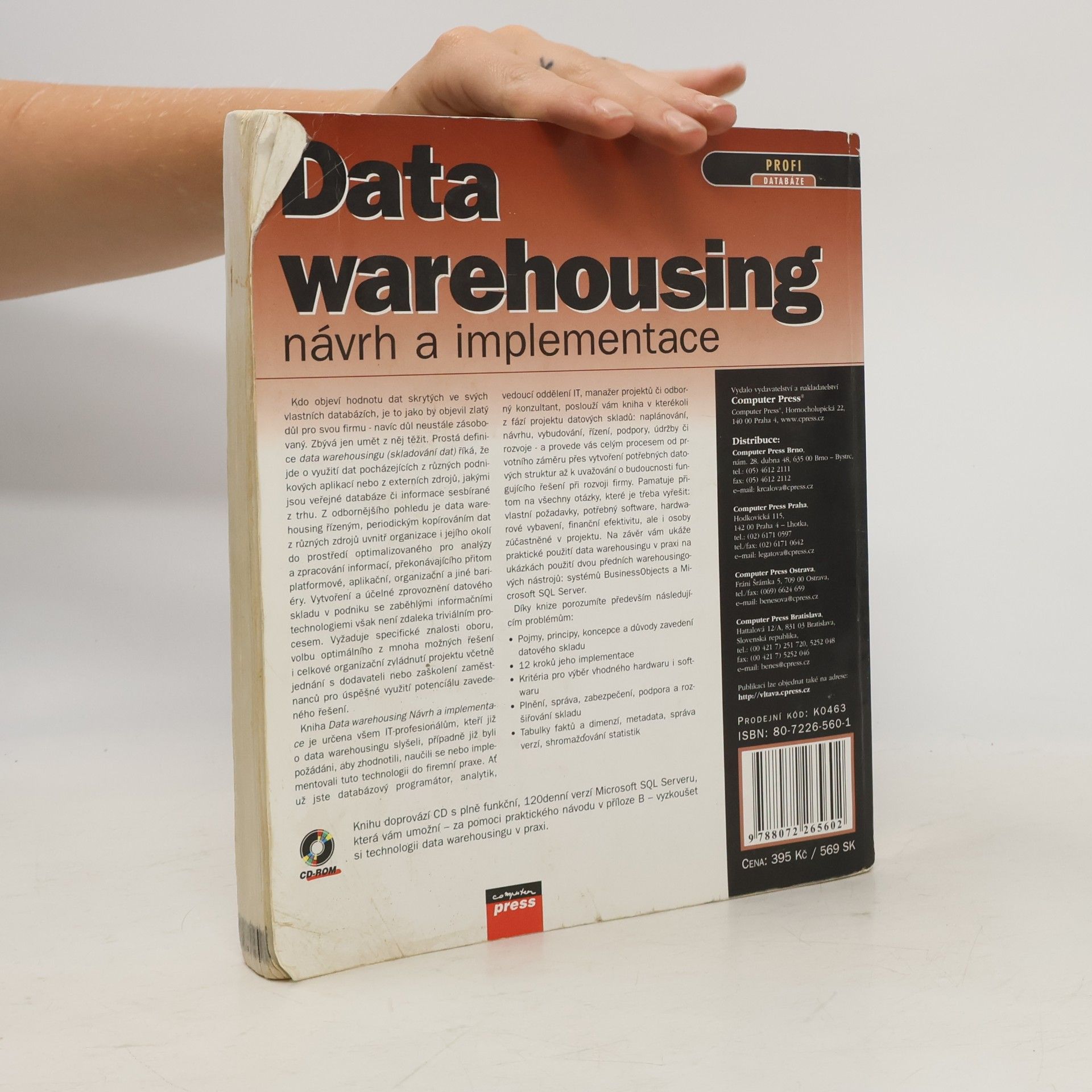 Mark Humphries Data warehousing : návrh a implementace