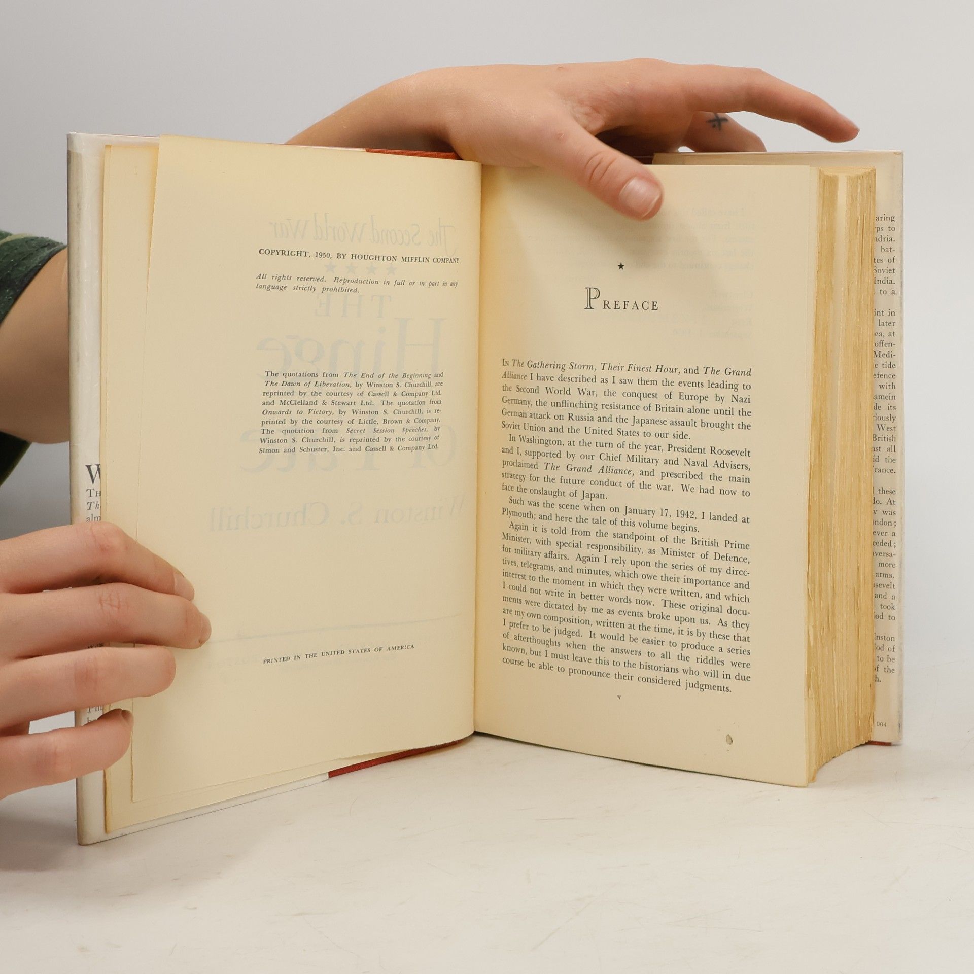Winston S. Churchill The Second World War: The Hinge of Fate