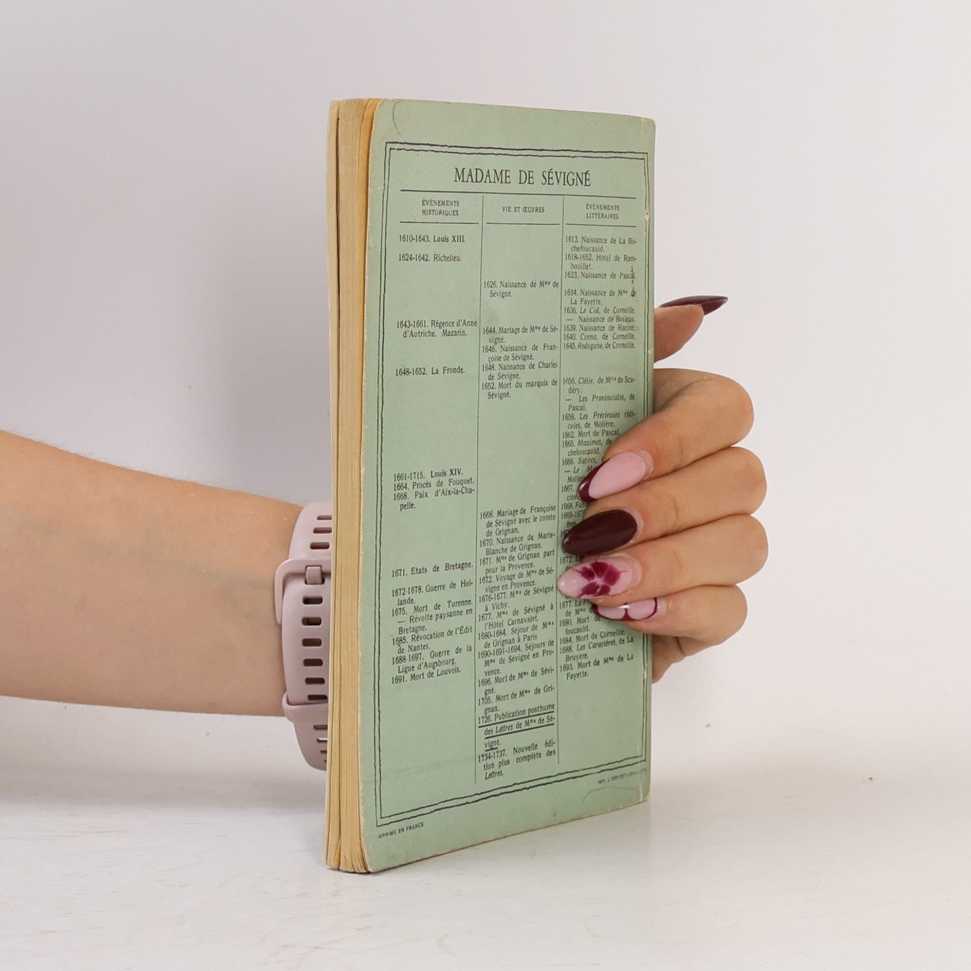 Marie de Rabutin-Chantal Lettres Choisies
