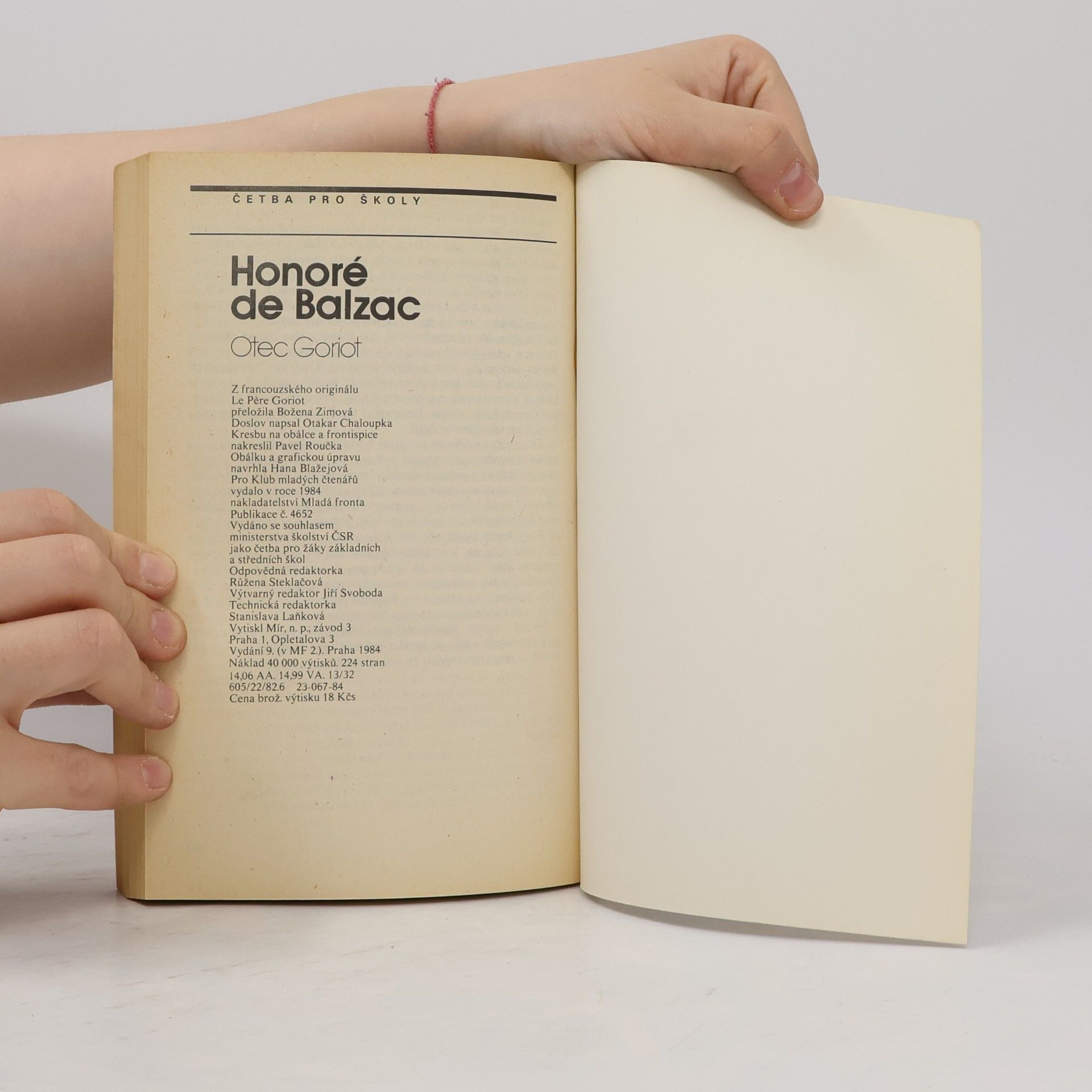 Honoré de Balzac Otec Goriot