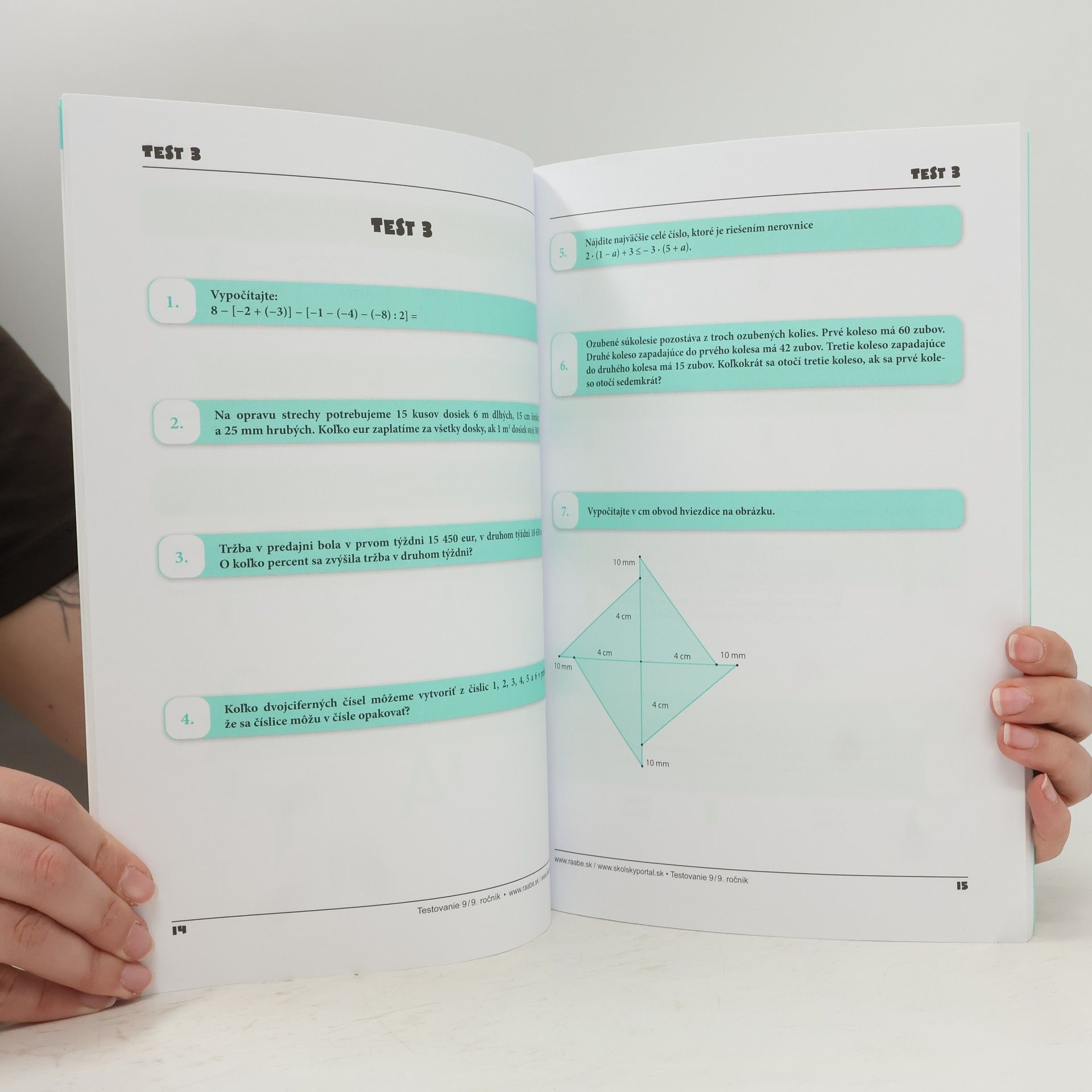 Kolektiv autorů Testovanie z matematiky. Testy pre 9. ročník základnej školy a pre 4. ročník osemročného gymnázia