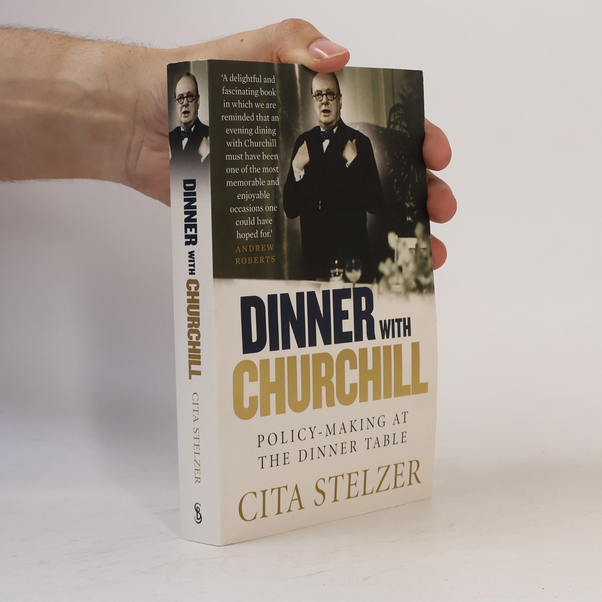 Cita Stelzer Dinner with Churchill
