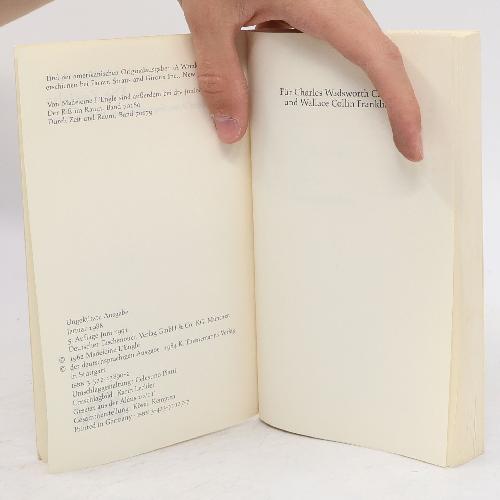 Madeleine L’Engle Die Zeitfalte