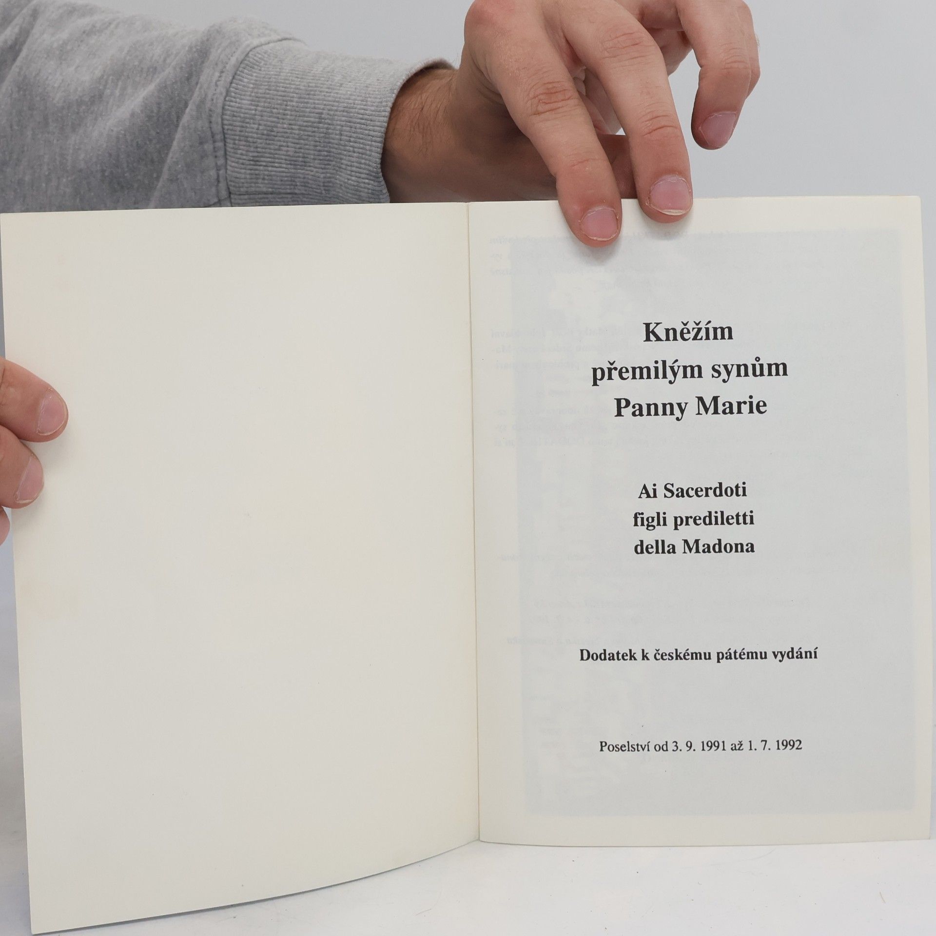 Various authors Kněžím, přemilým synům Panny Marie. Dodatek k 5. vydání