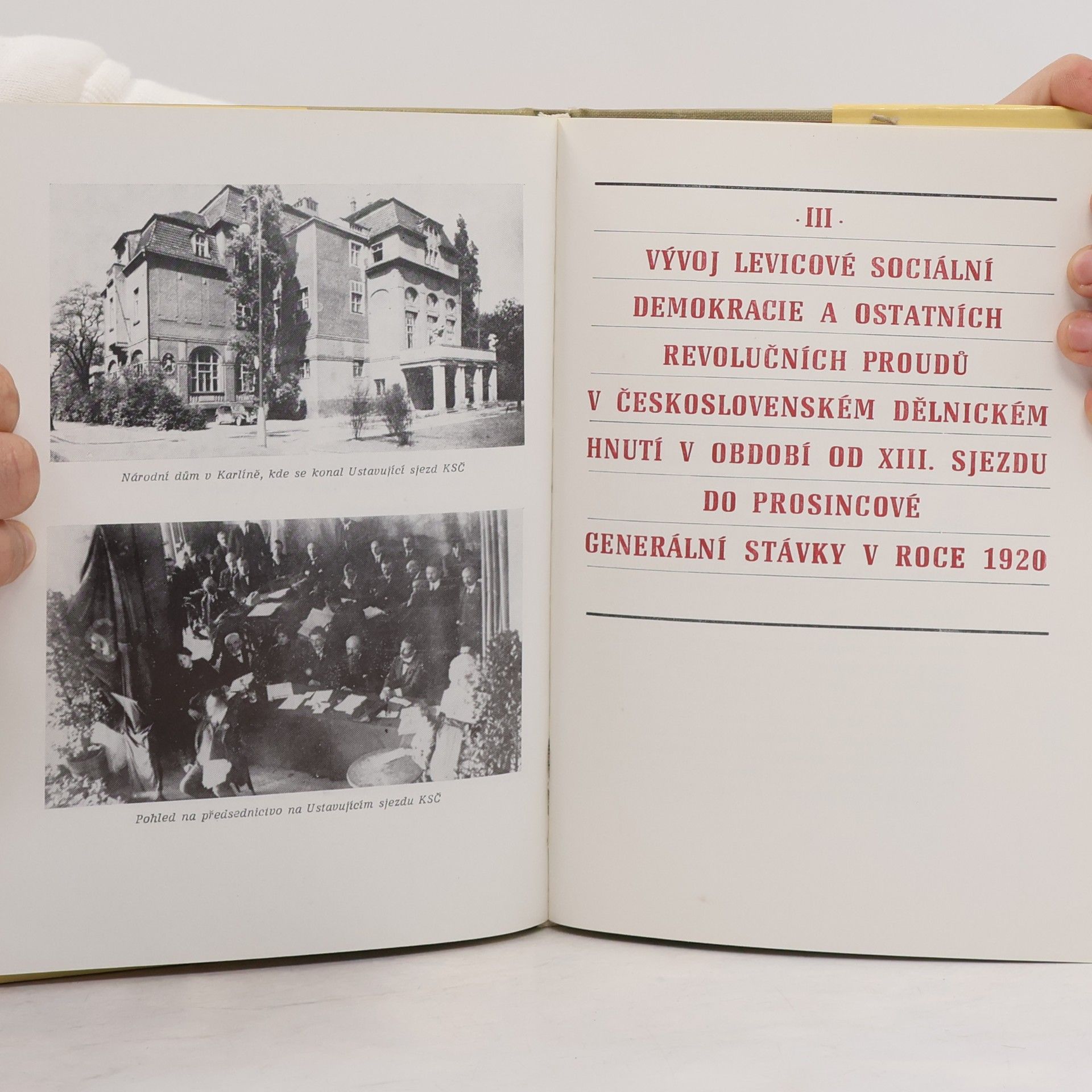 Václav Čada Vznik KSČ jako revoluční strany nového typu