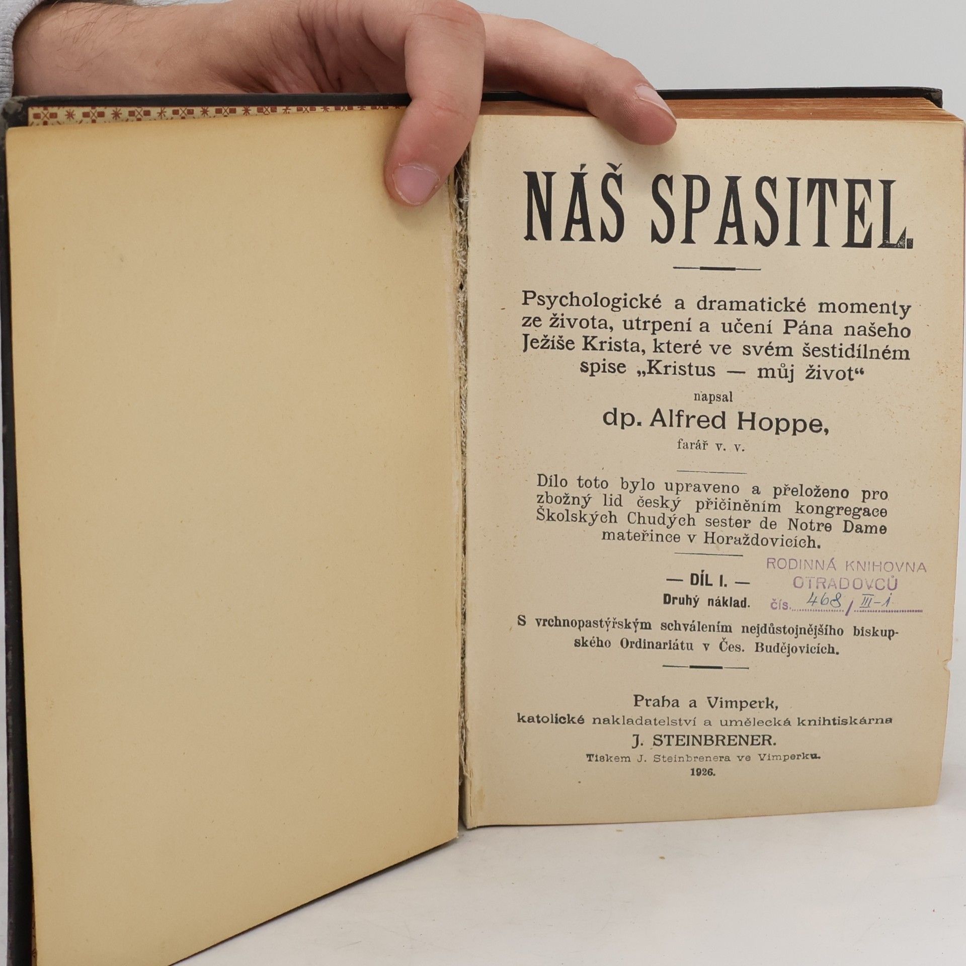 Alfred Hoppe Náš Spasitel I.