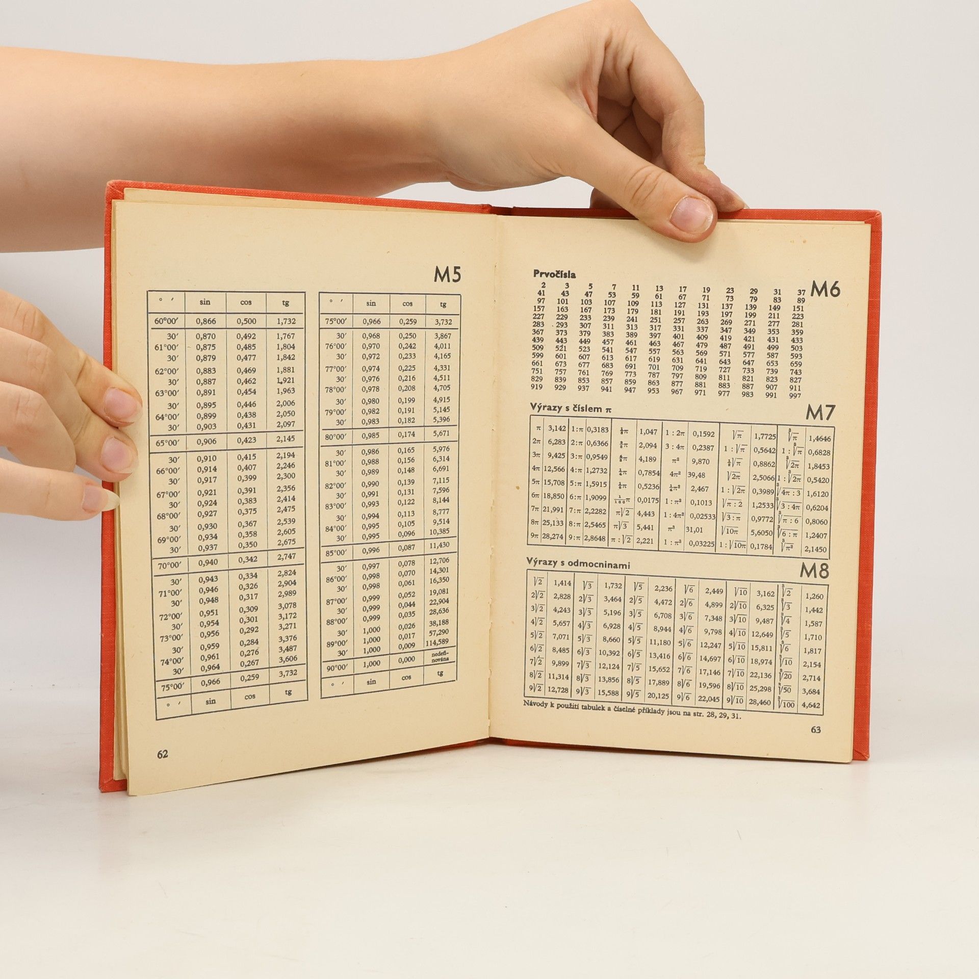 Jan Schwarz Matematické, fyzikální a chemické tabulky pro 7. až 9. ročník