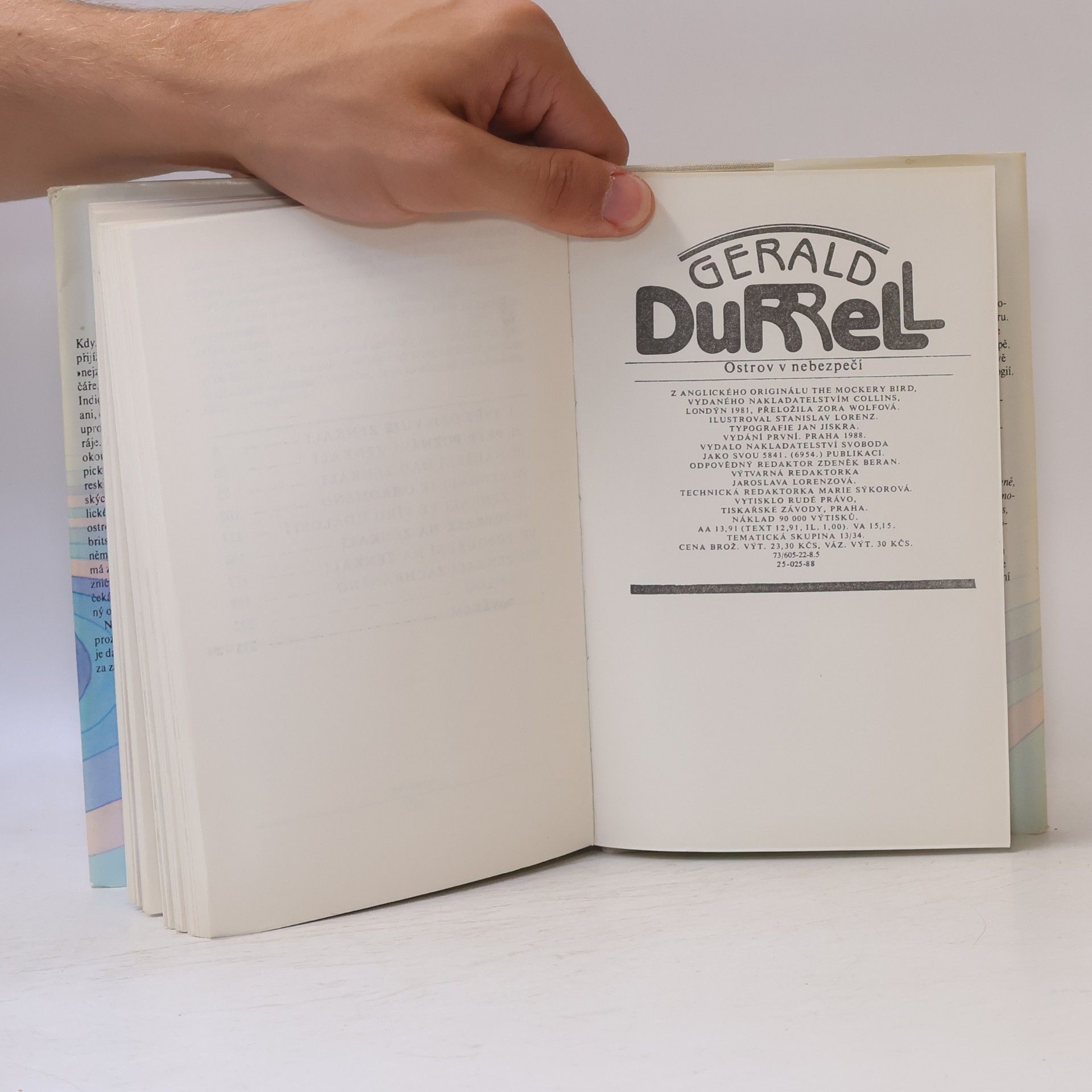 Gerald Durrell Ostrov v nebezpečí