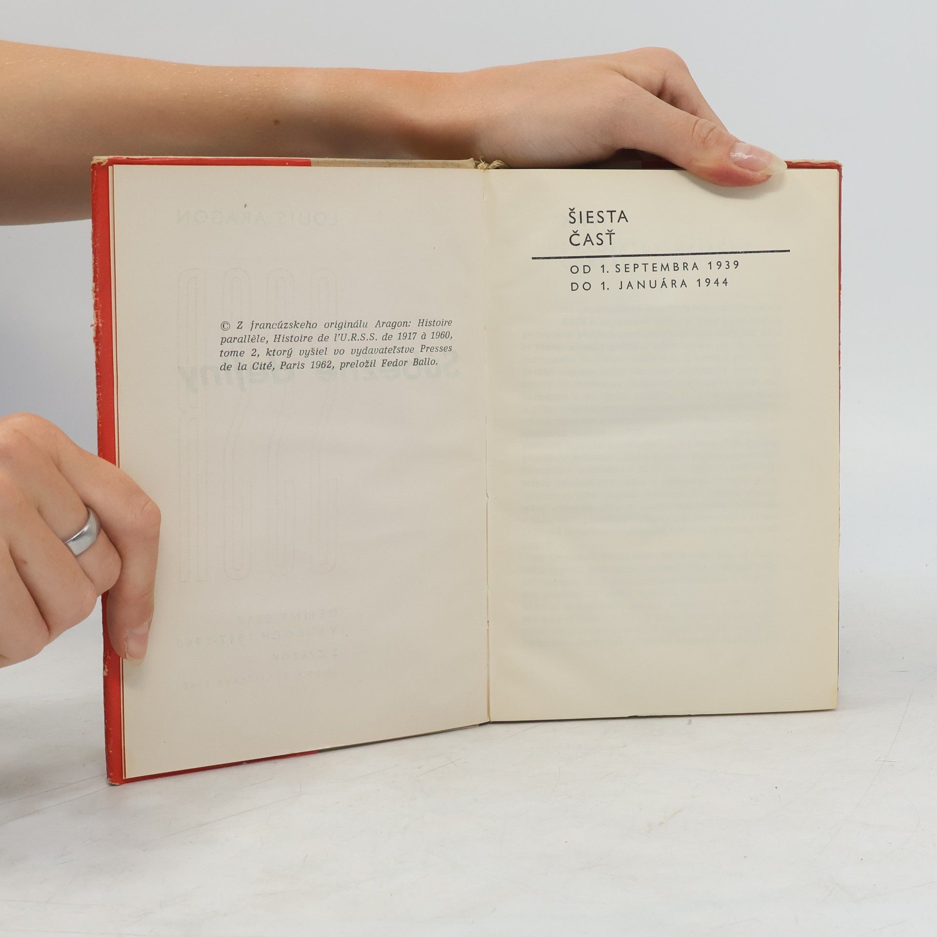 Louis Aragon S'ubežné dejiny SSSR