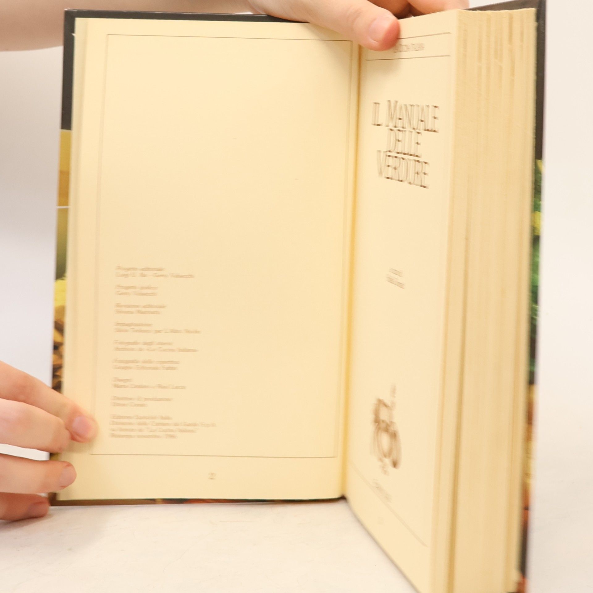 AA.VV. La cucina italiana. Il Manuale delle Verdure