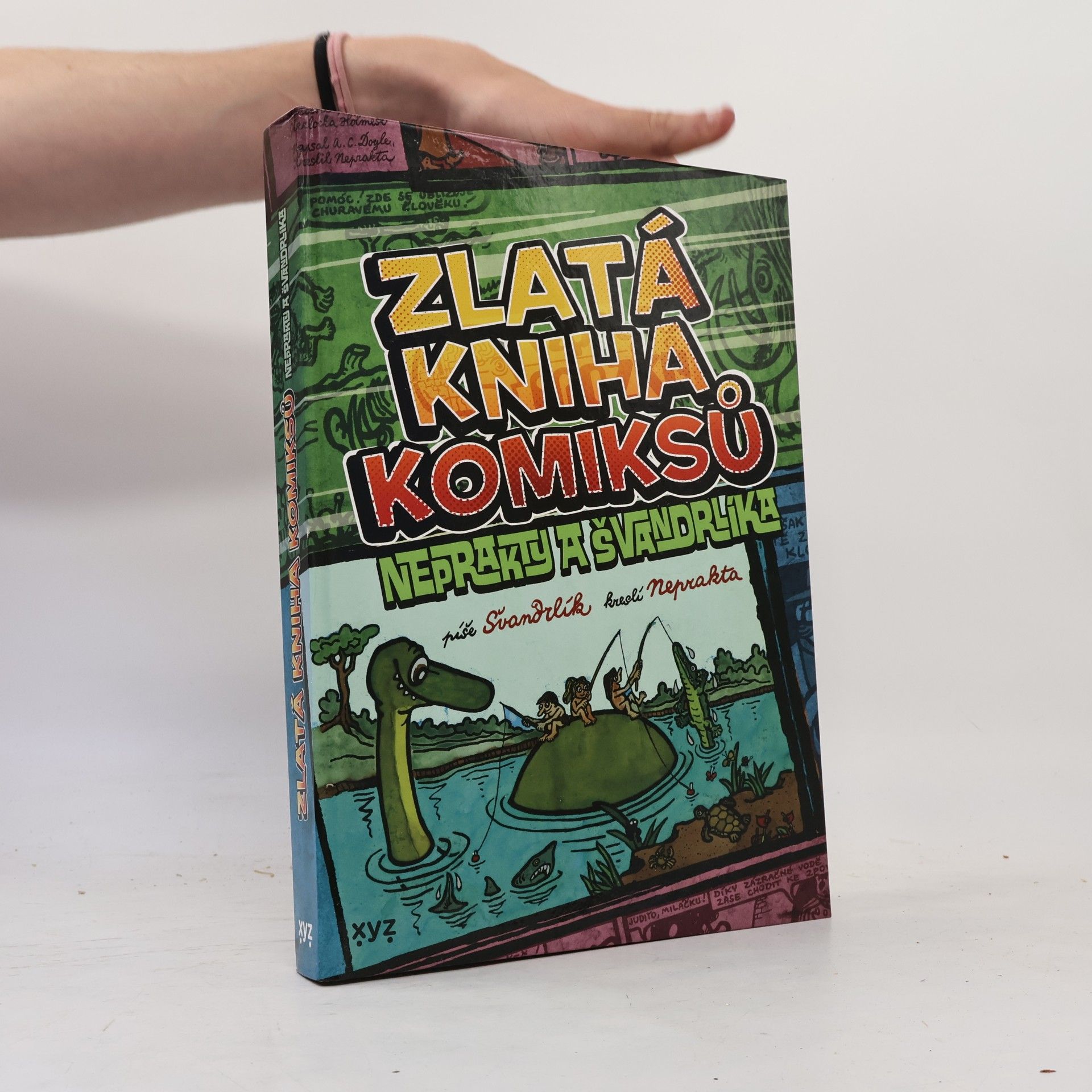 Miloslav Švandrlík Zlatá kniha komiksů Neprakty a Švandrlíka