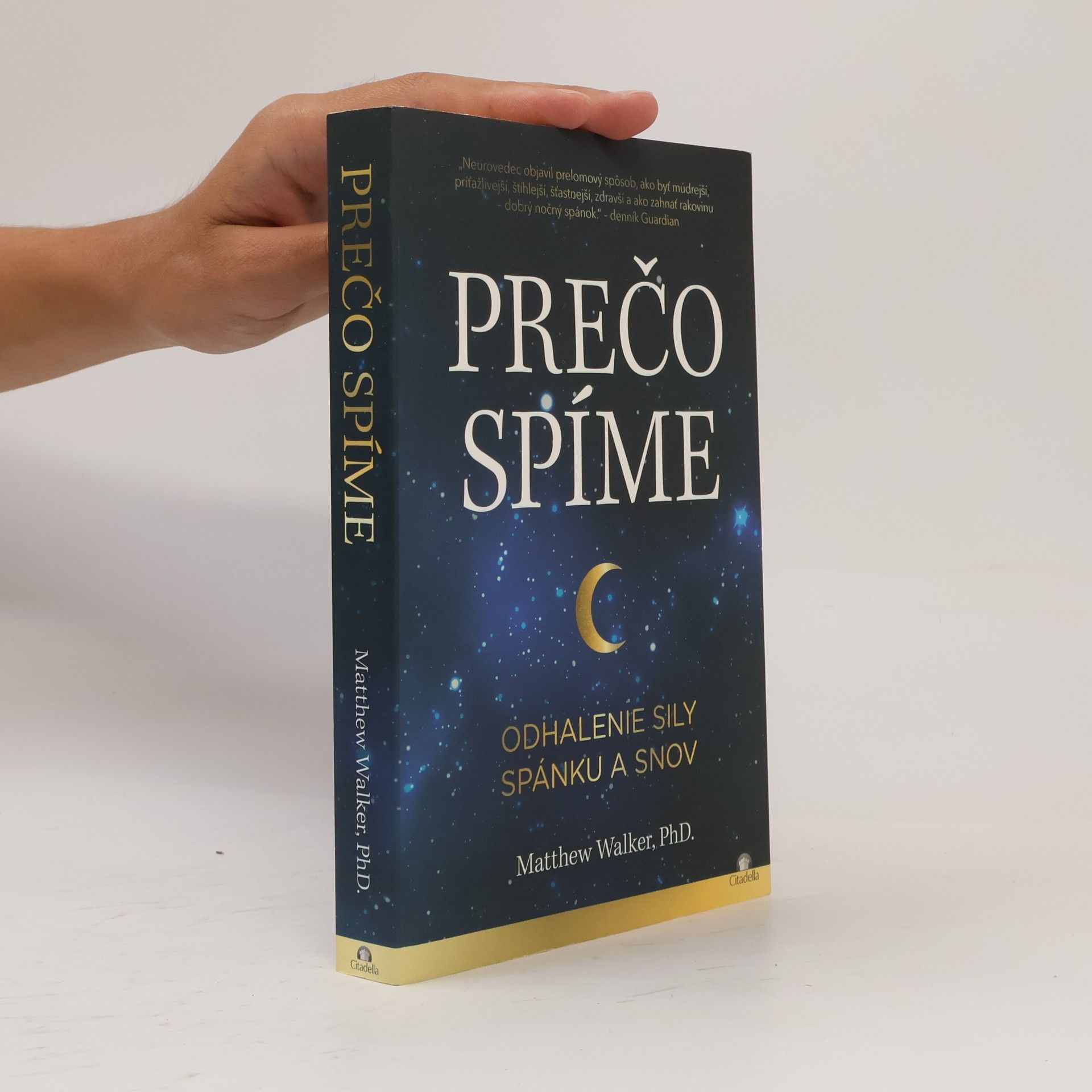 Matthew Walker Prečo spíme