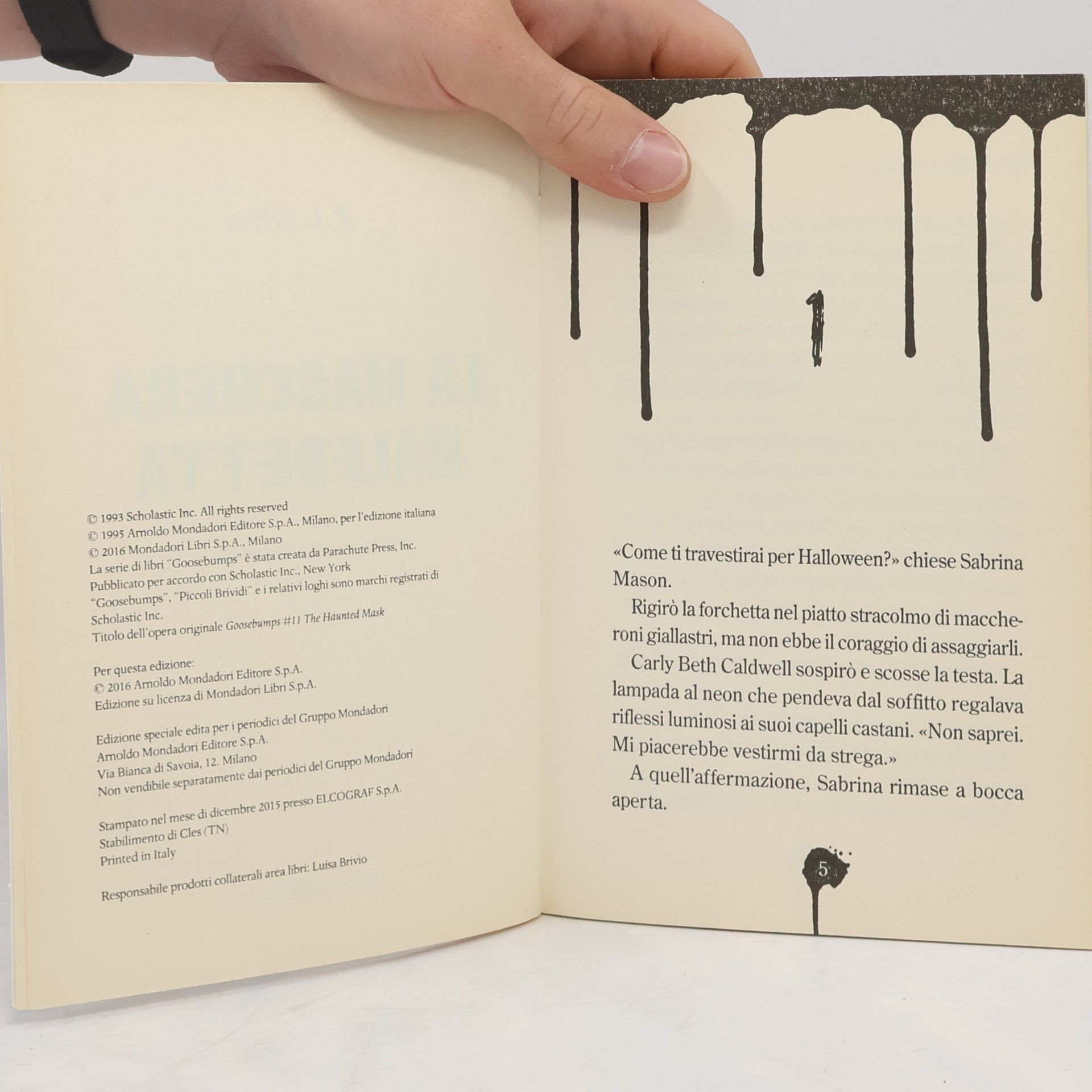 R. L. Stine Piccoli Brividi. La maschera maledetta 1