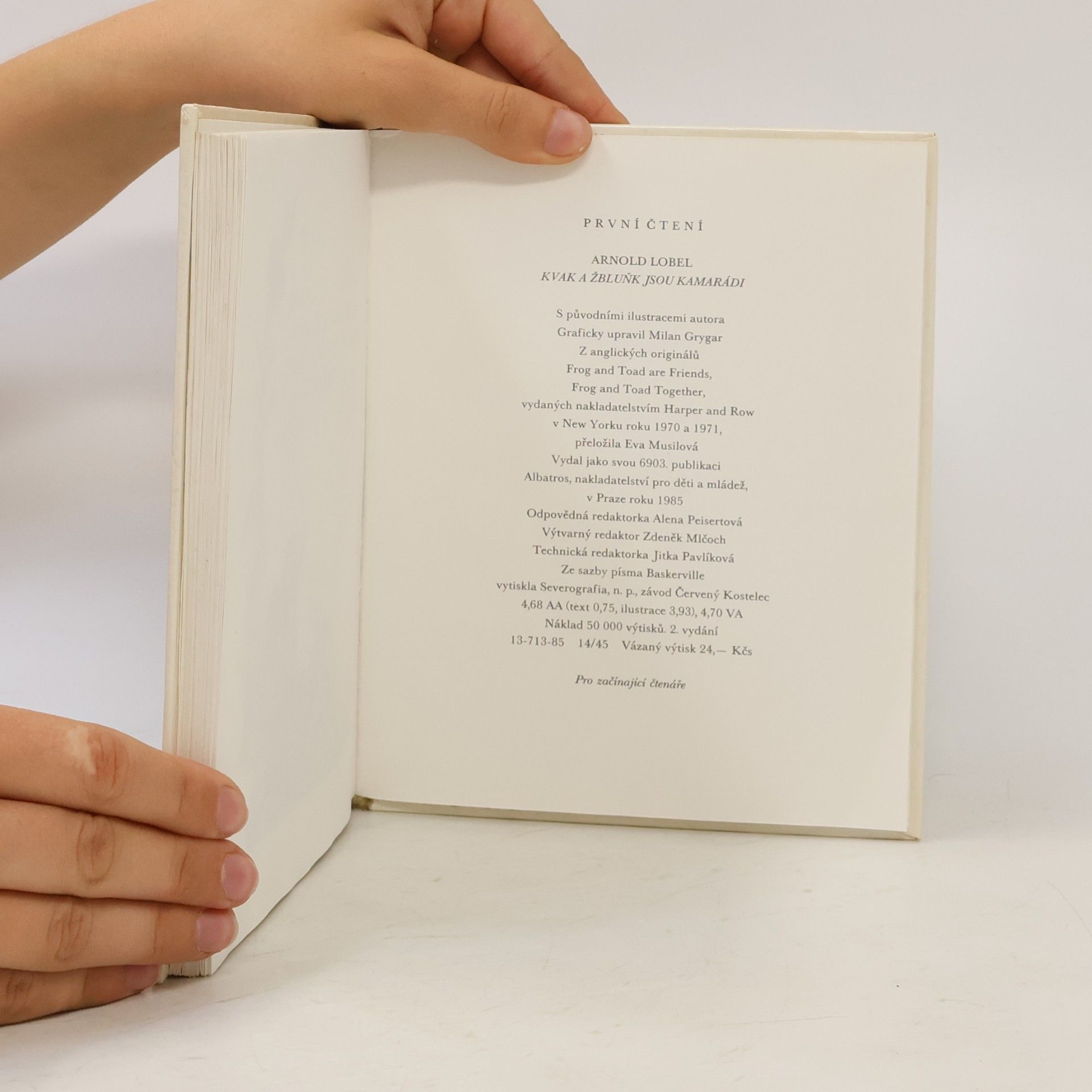 Arnold Lobel Kvak a Žbluňk jsou kamarádi
