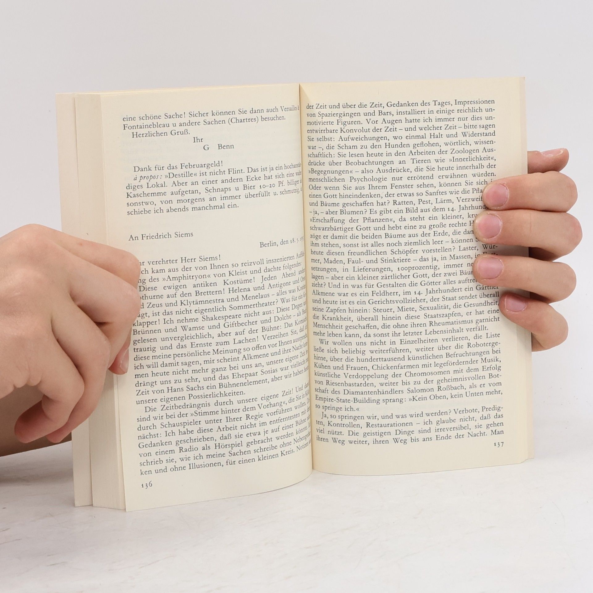 Gottfried Benn Das gezeichnete Ich