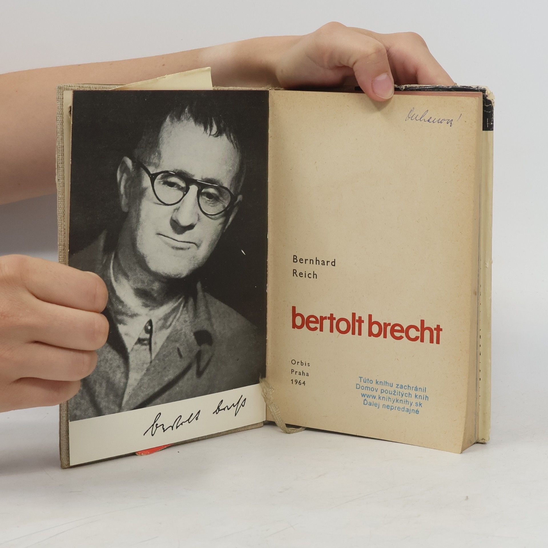 Bernhard Reich Bertolt Brecht