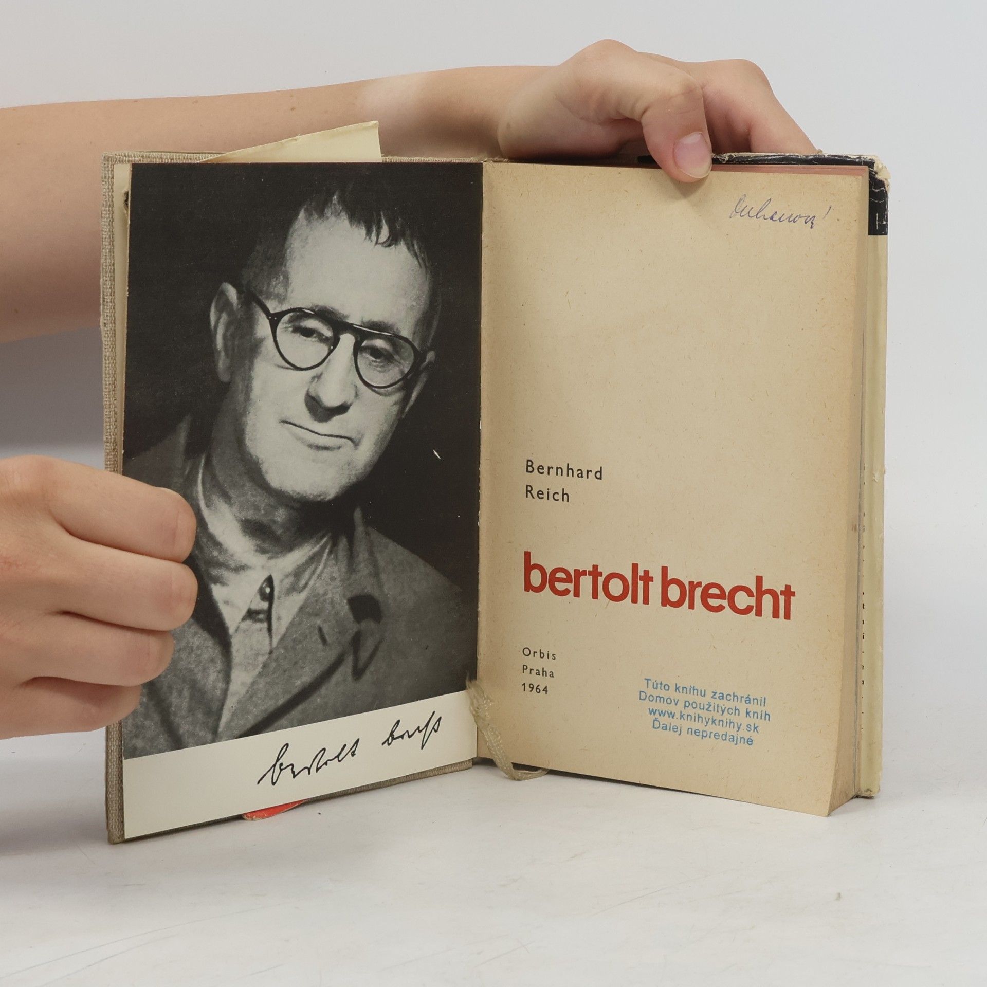 Bernhard Reich Bertolt Brecht