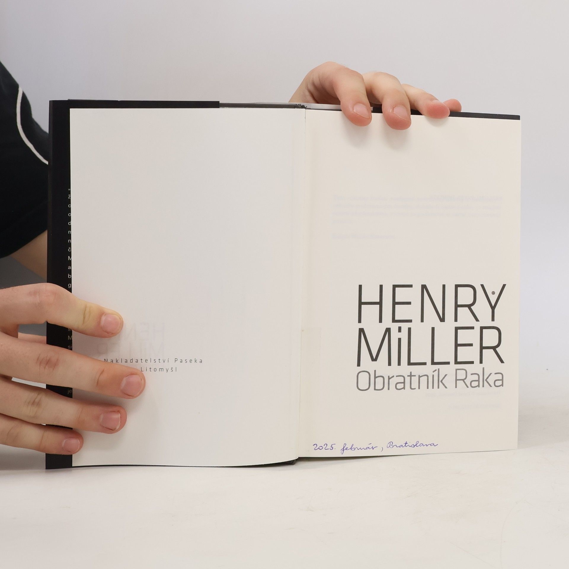 Henry Miller Obratník Raka