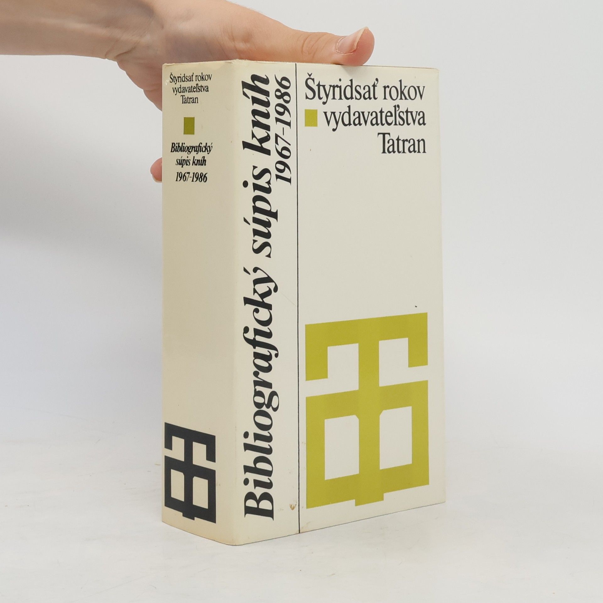 Various authors Bibliografický súpis kníh 1967-1986