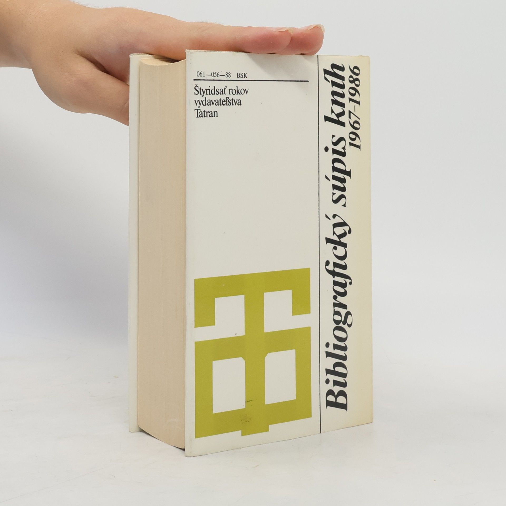 Kolektiv autorů Bibliografický súpis kníh 1967-1986