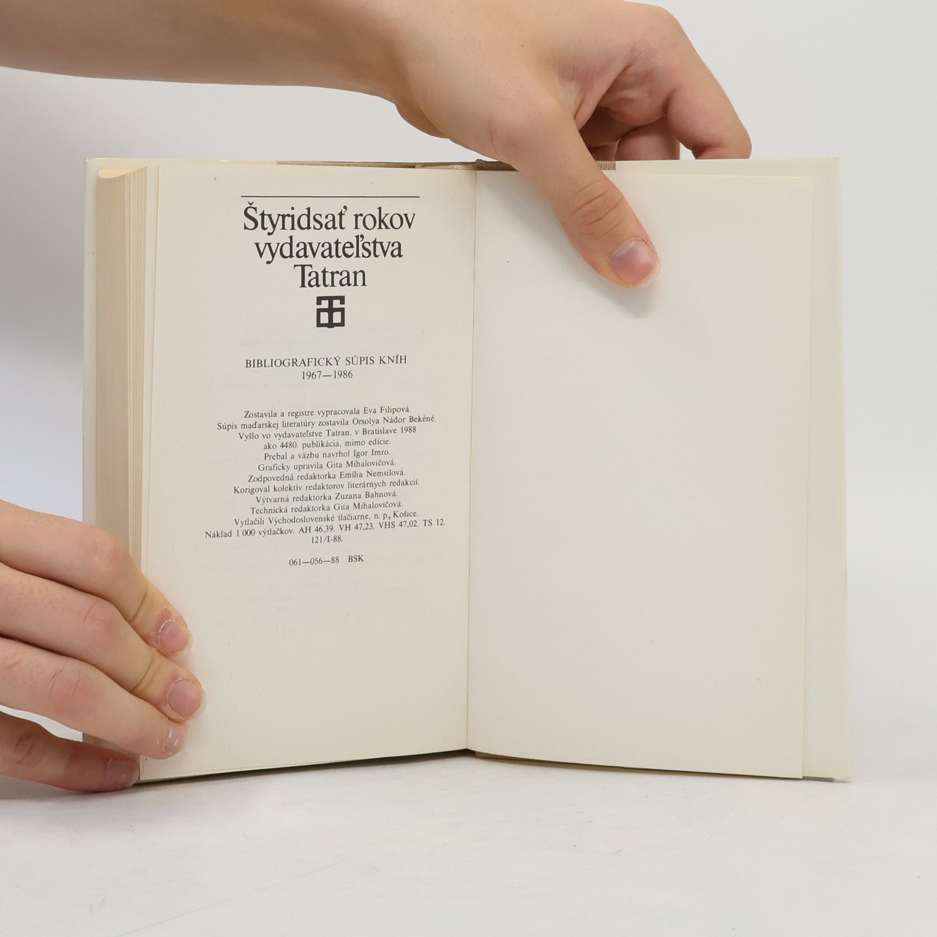 Kolektiv autorů Bibliografický súpis kníh 1967-1986