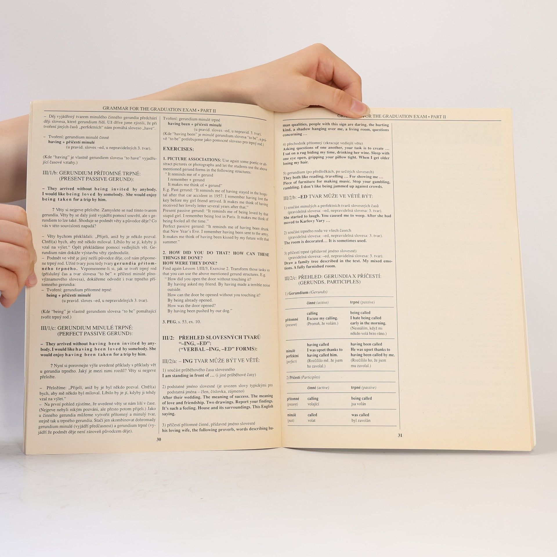 Jana Odehnalová Grammar for the graduation exam. Part II, Lessons 6-16