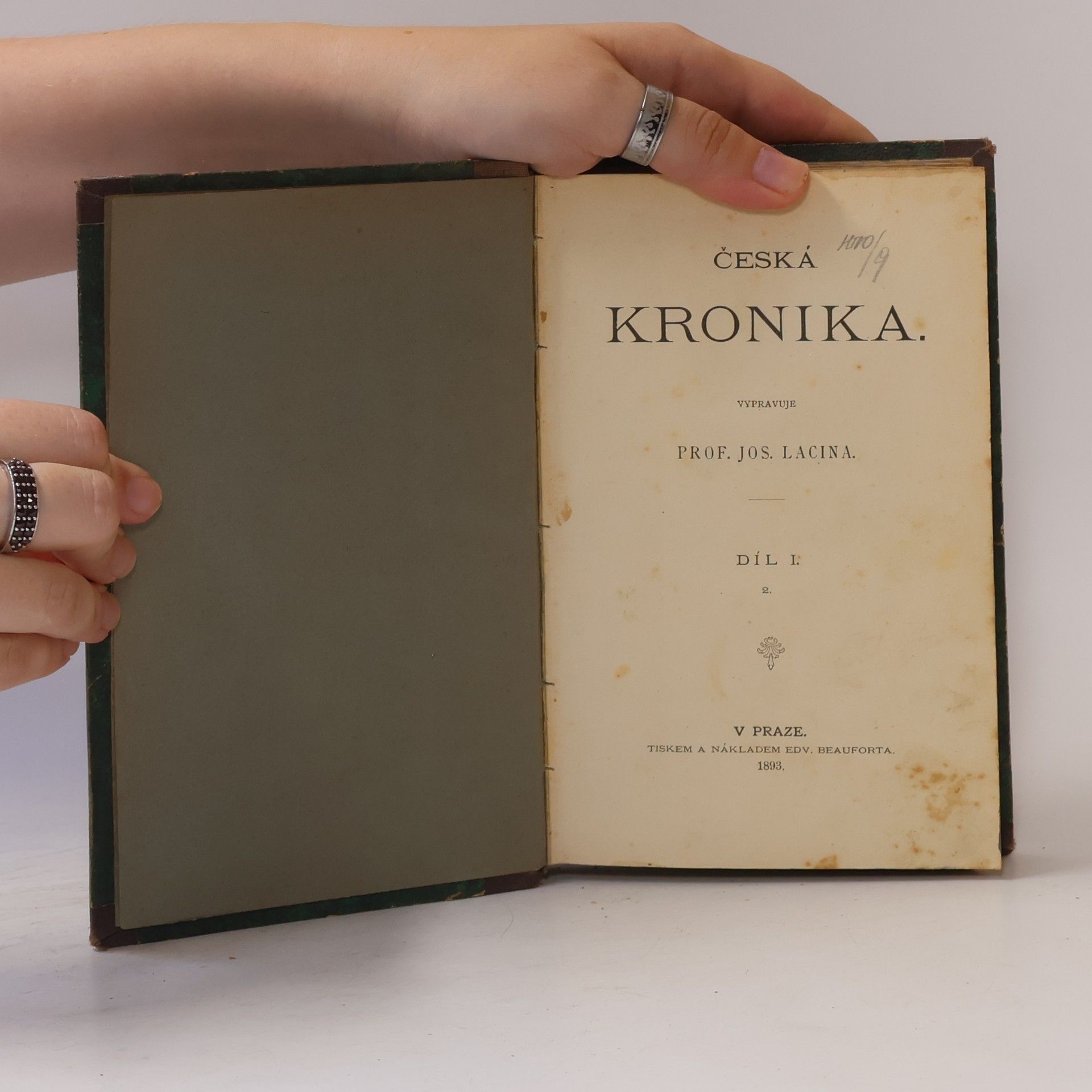 Josef Lacina Česká kronika I.
