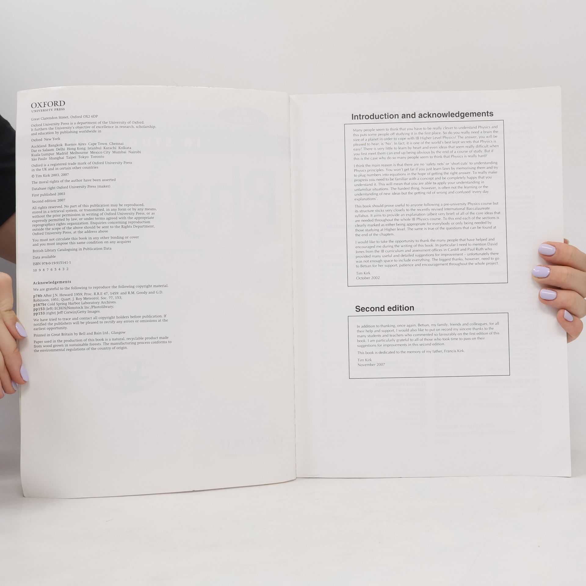Tim Kirk IB Study Guides: Physics for the IB Diploma