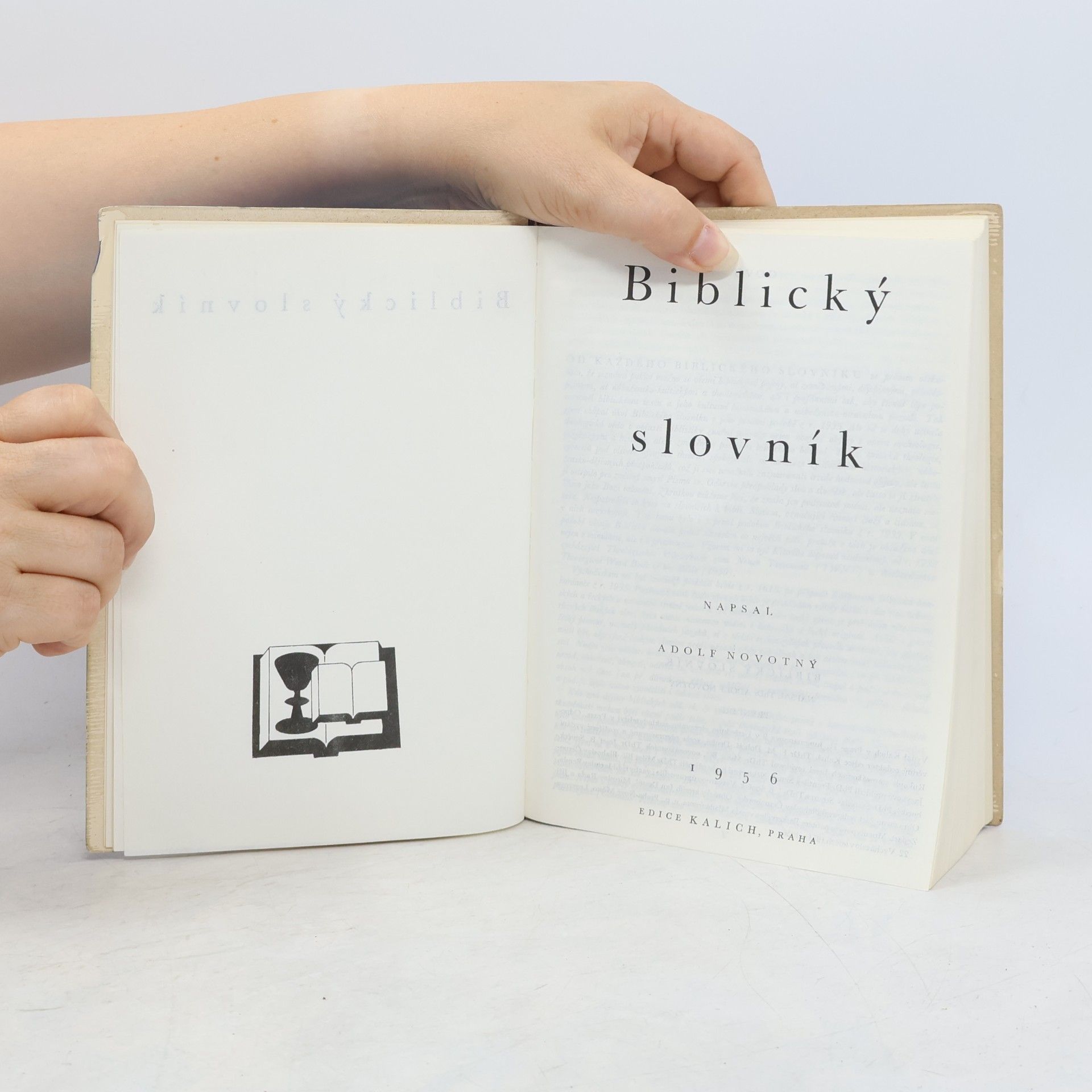 Adolf Novotný Biblický slovník