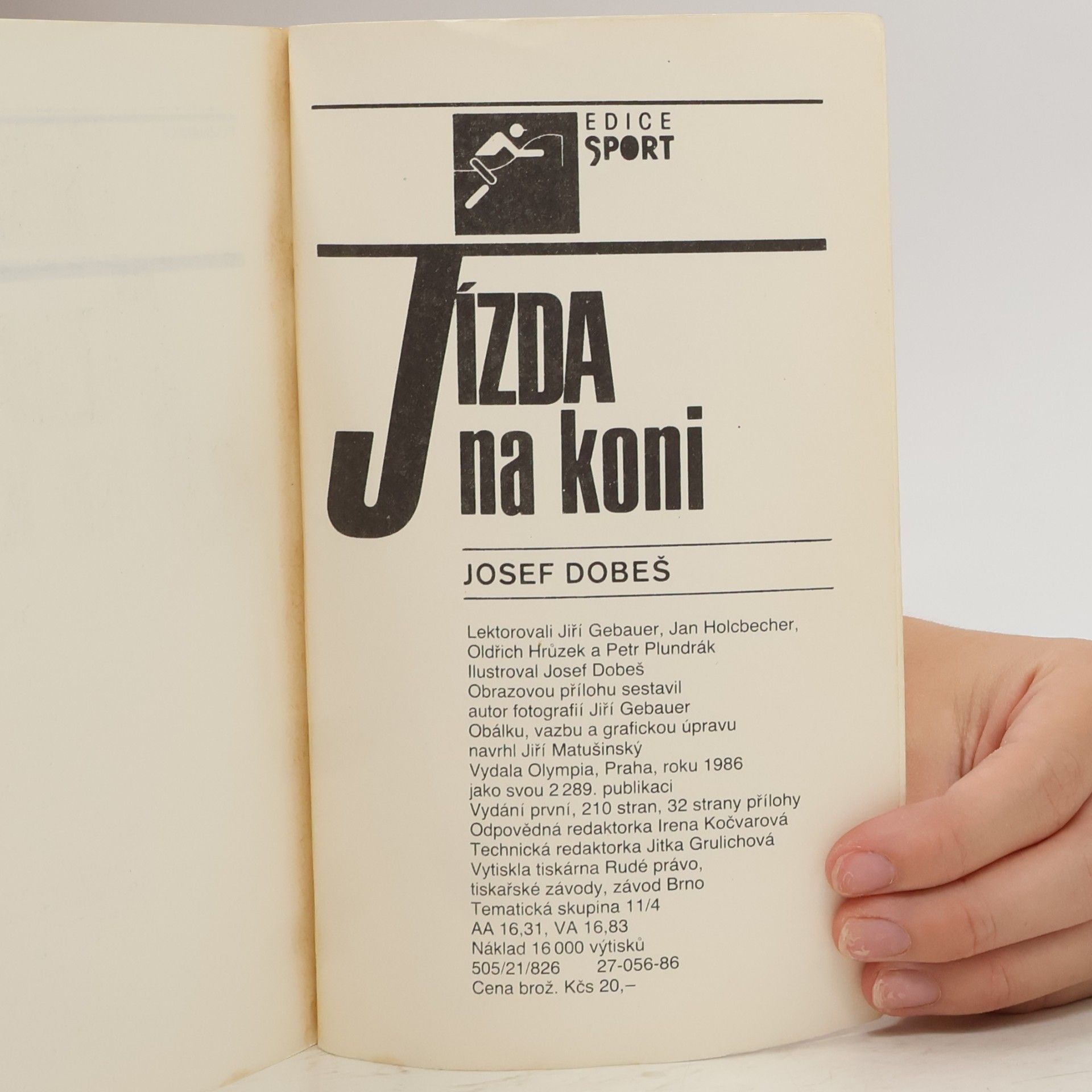 Josef Dobeš Jízda na koni