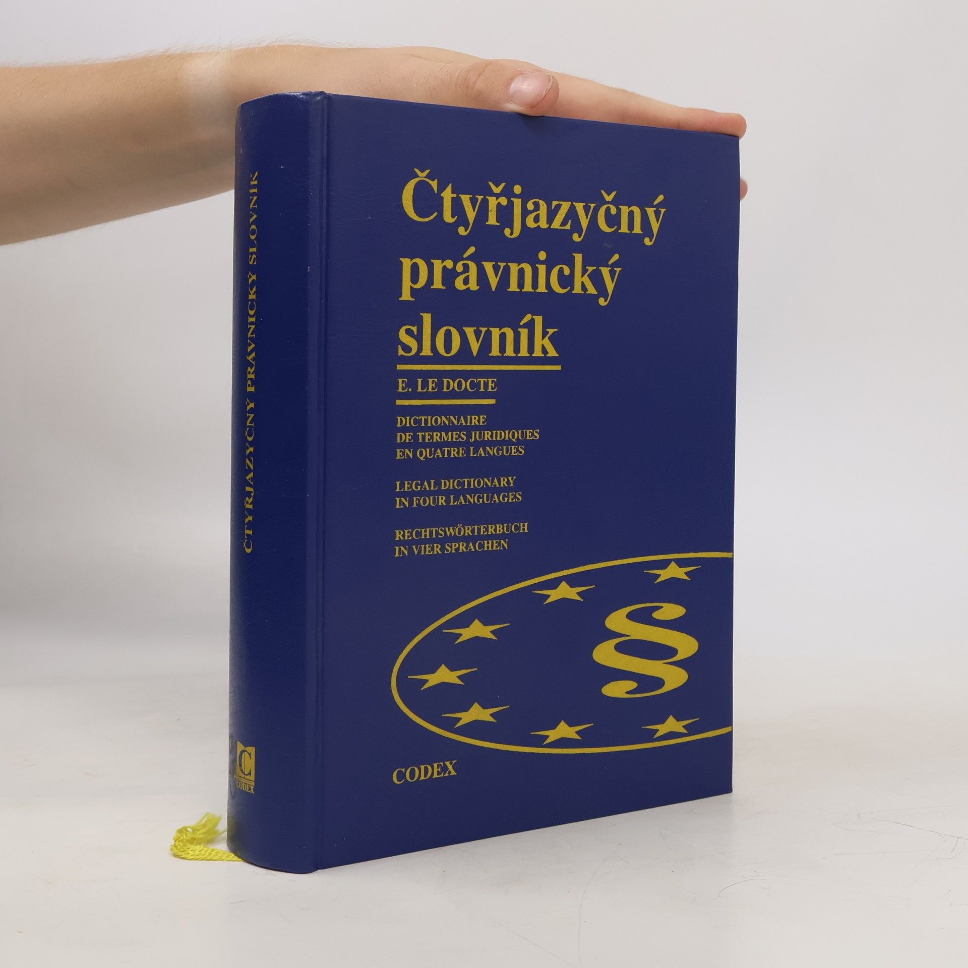 Edgard Le Docte Čtyřjazyčný právnický slovník