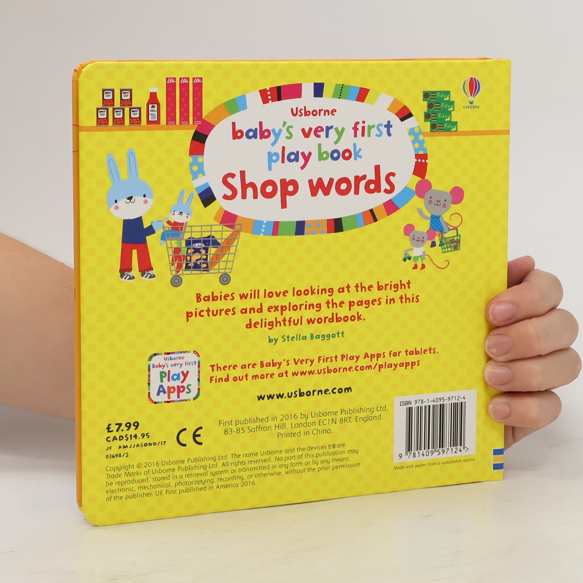 Stella Baggott Baby's very first play book: shop words