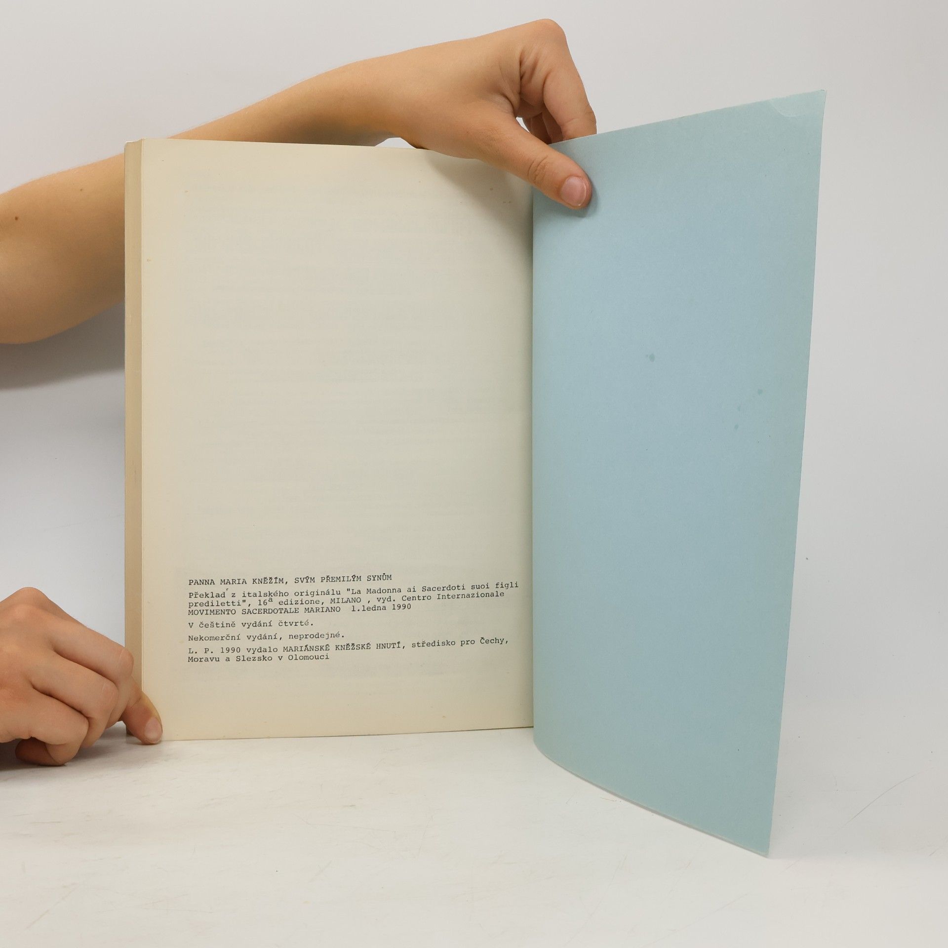 Autores varios Panna Maria kněžím, svým přemilým synům
